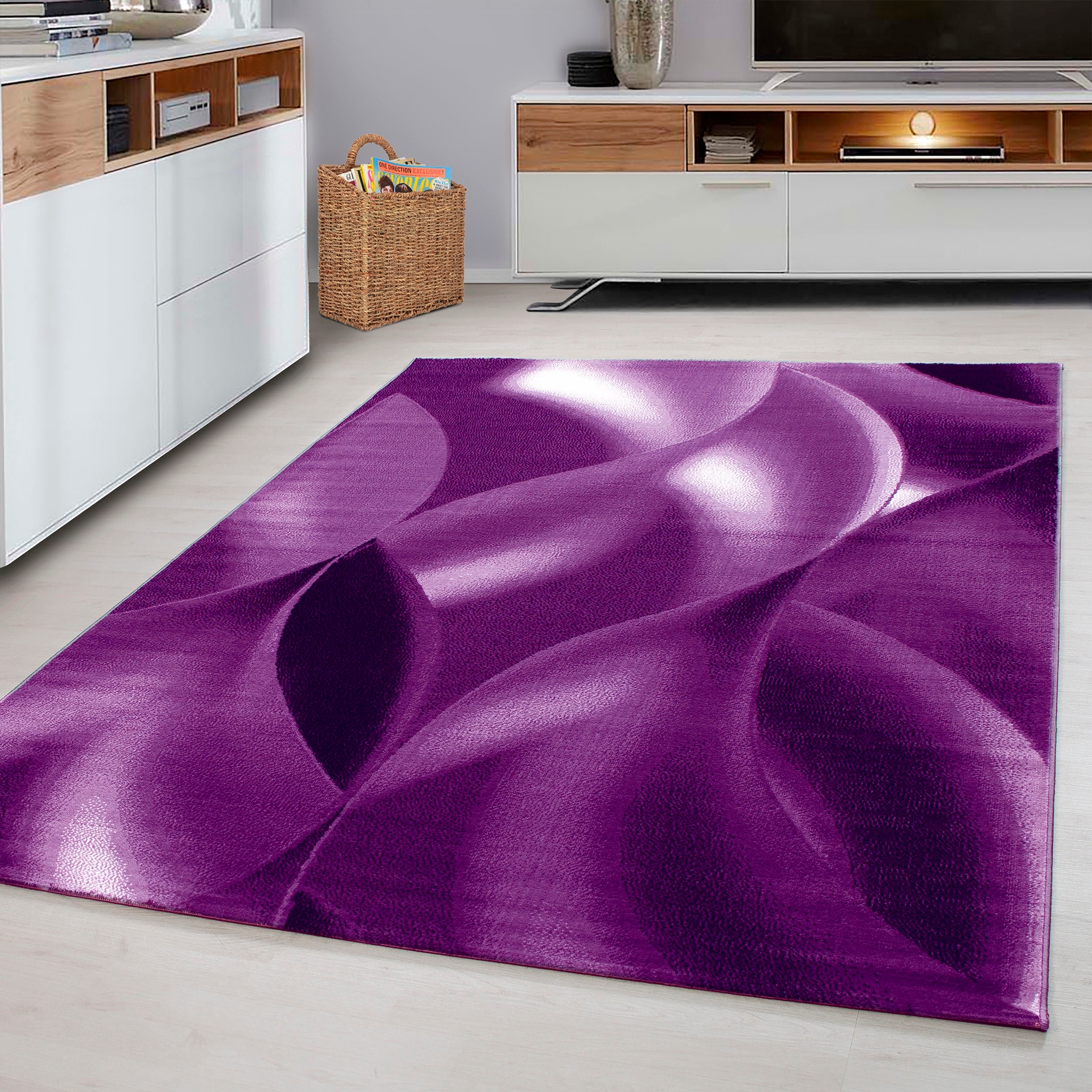 Ayyildiz Teppiche Teppich »Plus 8008«, bequem schnell Wohnzimmer bestellen und rechteckig