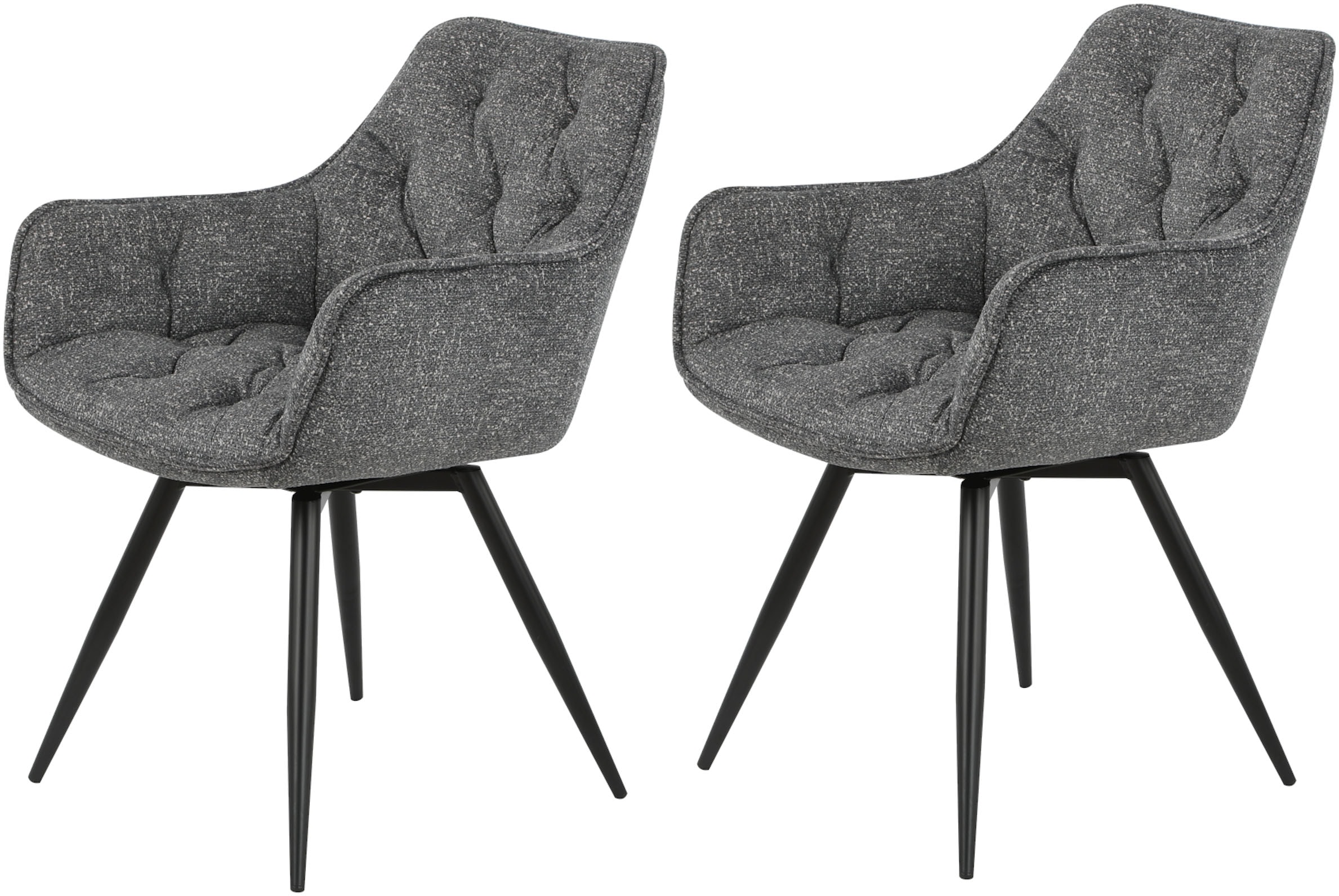 HELA Esszimmerstuhl »Mara« (Set) 2 Stk.Drehstuhl, Teddy Bezug, Webstoff ode günstig online kaufen