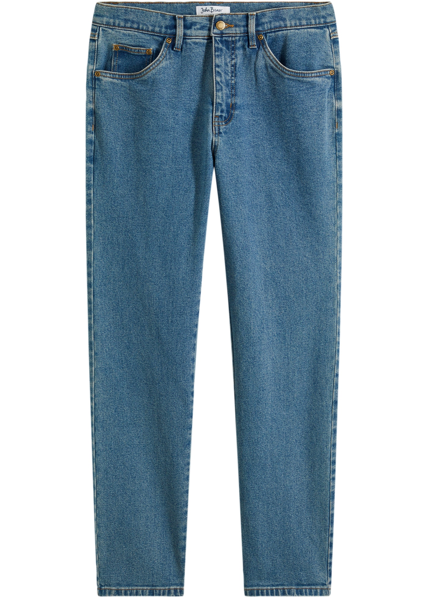 bonprix Gerade Jeans »Classic Fit Stretch-Jeans, Straight« im Five-Pocket-Style