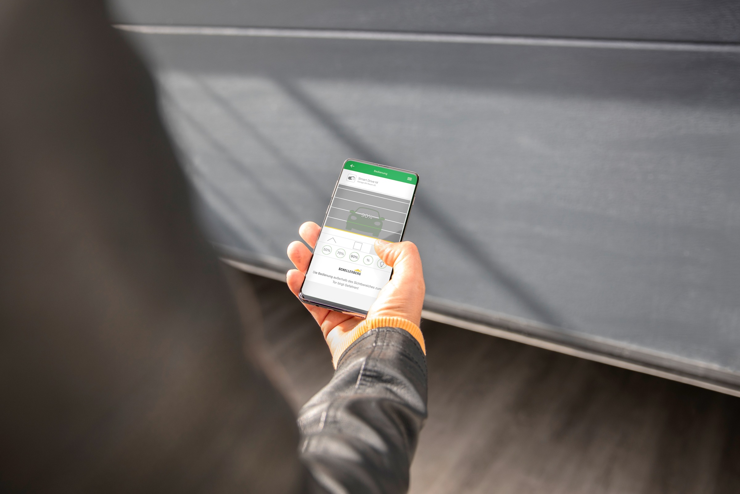 SCHELLENBERG Garagentorantrieb »Smart Drive L, smarter Funk-Antrieb für Tore bis 10 m²«, (1 tlg.), Torantriebe inkl. Zubehör