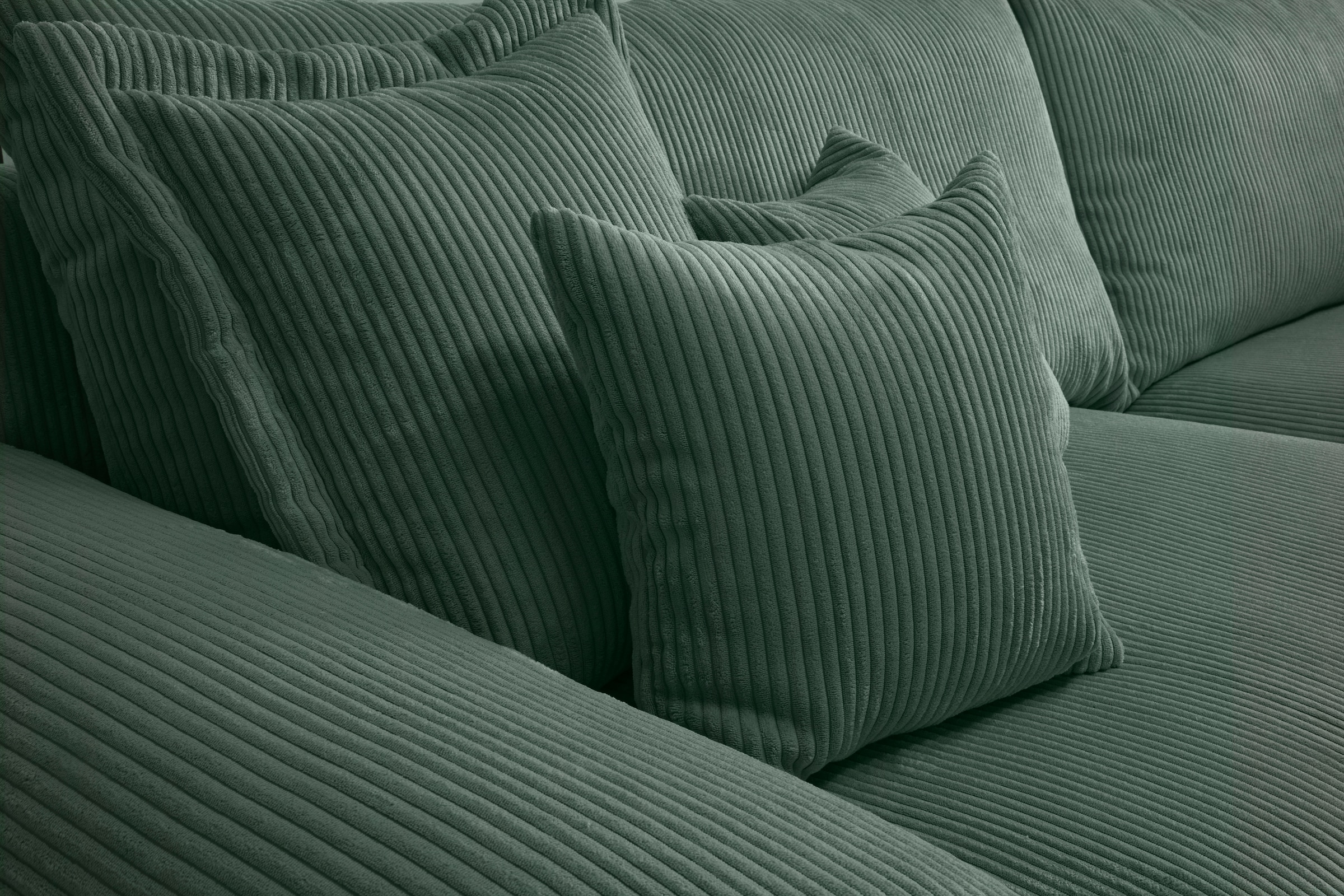 Home affaire Big-Sofa »Soft&Cosy XXL - Breite 303 cm«, Mega-Sofa, in Cord, Federkern-Polsterung