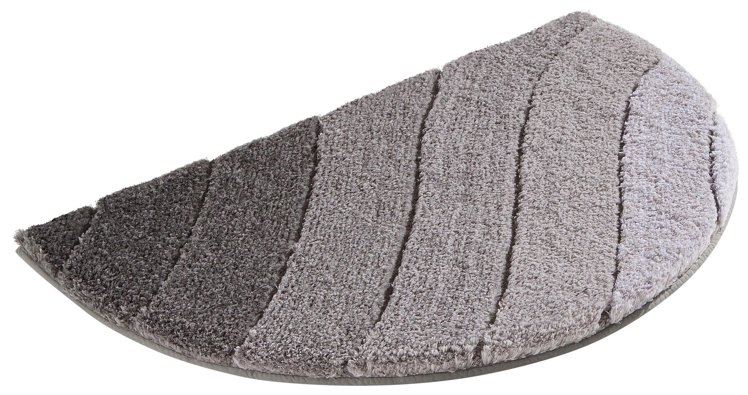 Kleine Wolke Badematte »Donna«, rutschhemmend beschichtet, fußbodenheizungsgeeignet-schnell trocknend, Wellen Design, Pastell, 3-tlg. Set, rechteckig & rund erhältlich