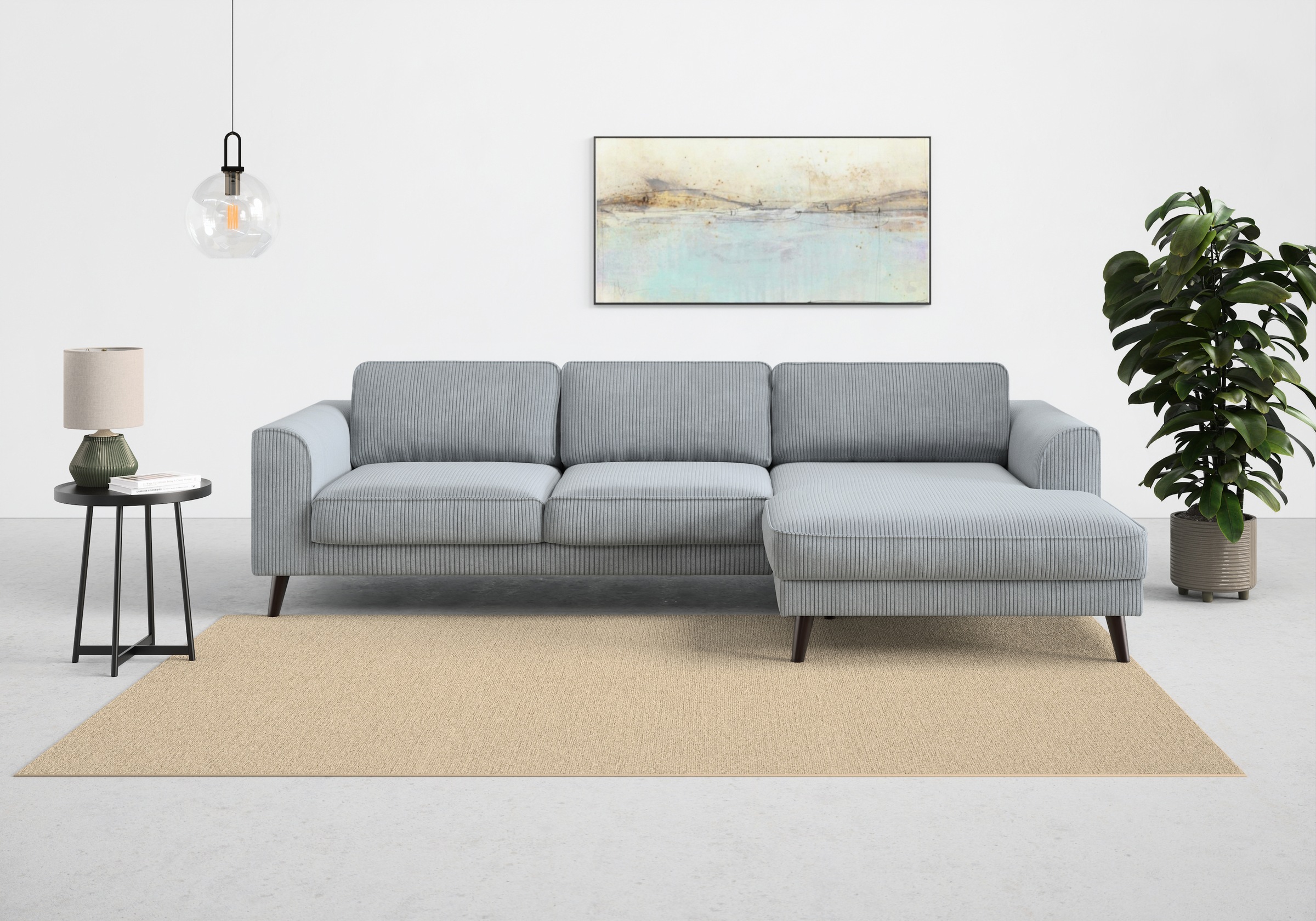 TRENDMANUFAKTUR Ecksofa »Lumber Jack, elegantes Designsofa, zeitlos modern, günstig online kaufen