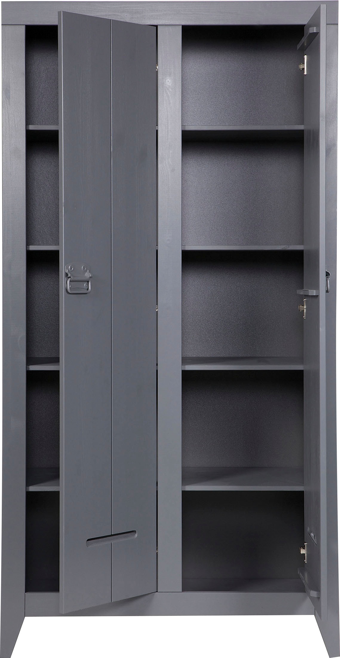 WOOOD Garderobenschrank »Kluis«, 2-türig, mit Metallgriffen, H 190 cm x B 95 cm