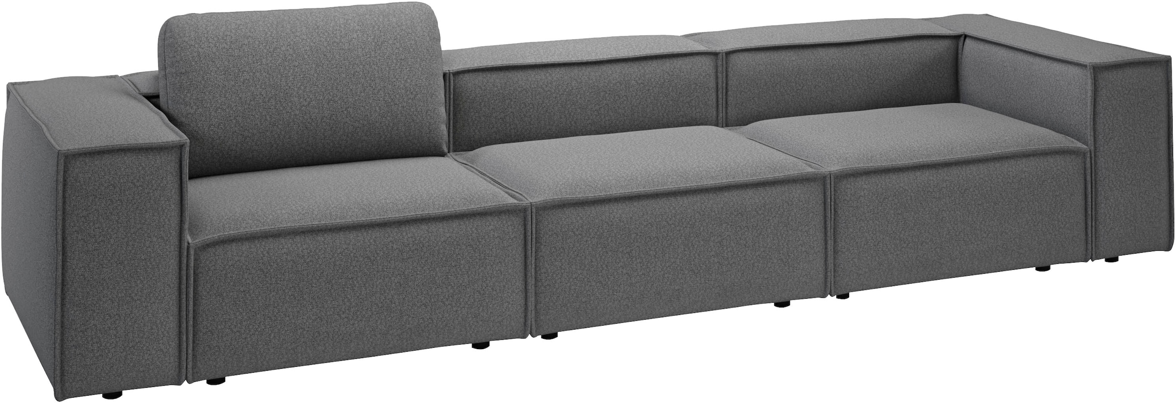Places of Style 3,5-Sitzer »Watertown, modernes Big-Sofa XXL, 336 cm Breite, auch in Feincord«, Riesiges Designersofa mit viel Platz & weichen Bezügen in Trendfarben