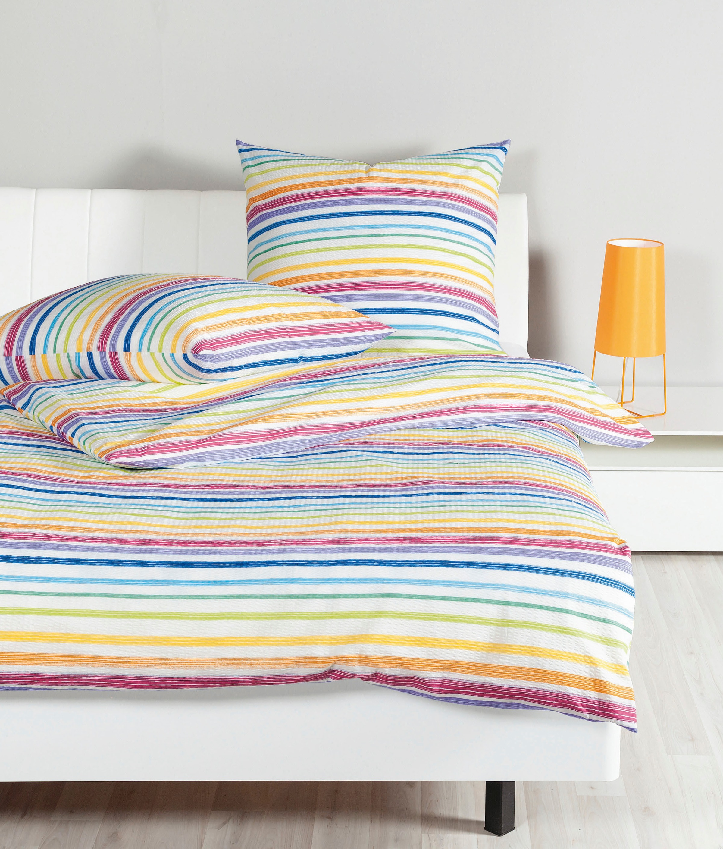Janine Janine Mako-Soft-Seersucker Bettwäsche TANGO 20120 multicolor Größe: günstig online kaufen