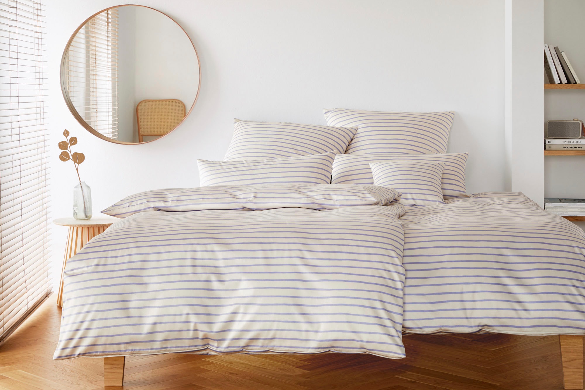 Elegante Bettwäsche »Lines«, angenehmes Hautgefühl