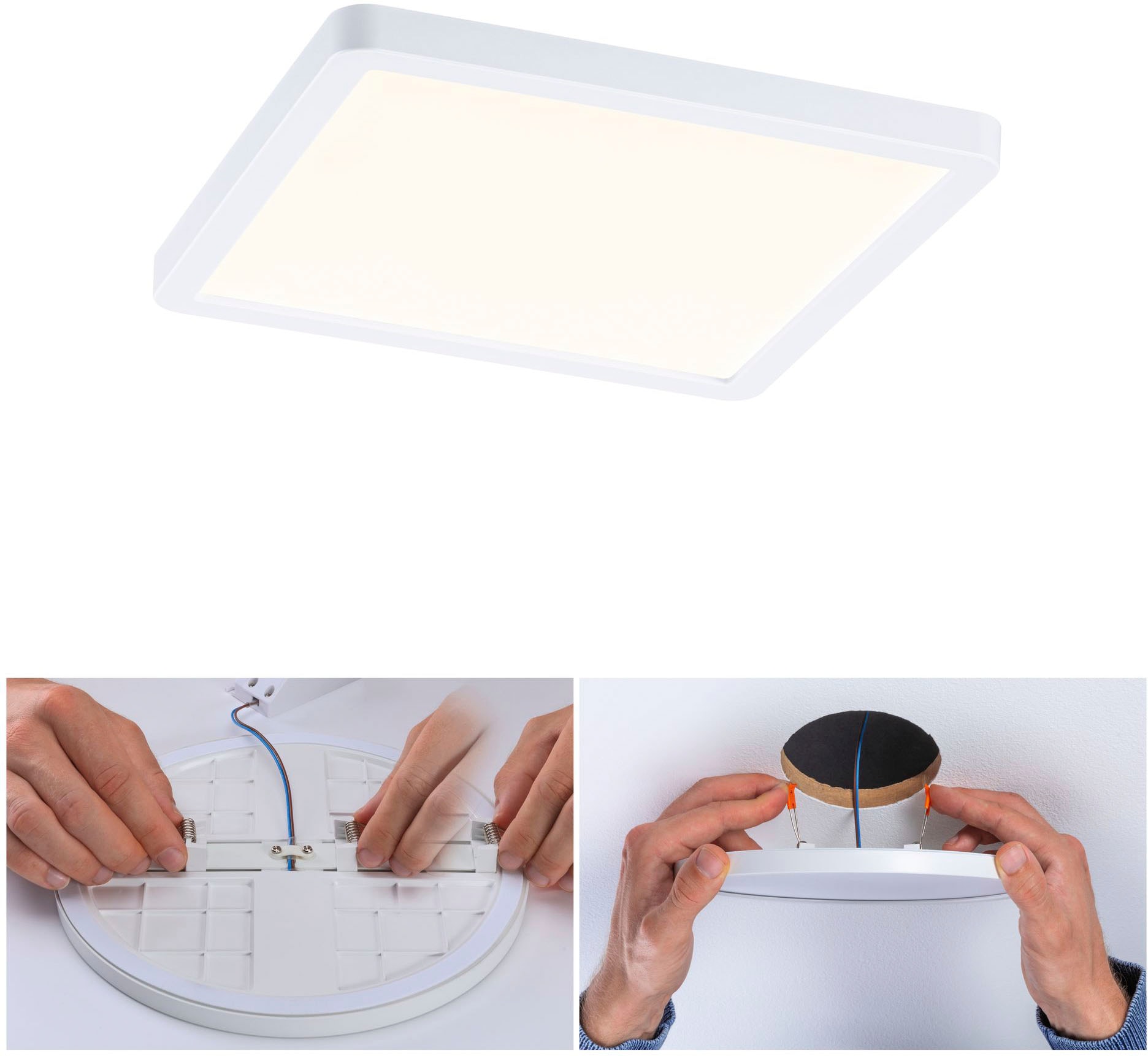 Paulmann LED Bad-Einbauleuchte »Areo«, Schutzart IP44, Gr. 17,5 x 17,5 cm, inkl. LED Leuchtmittel