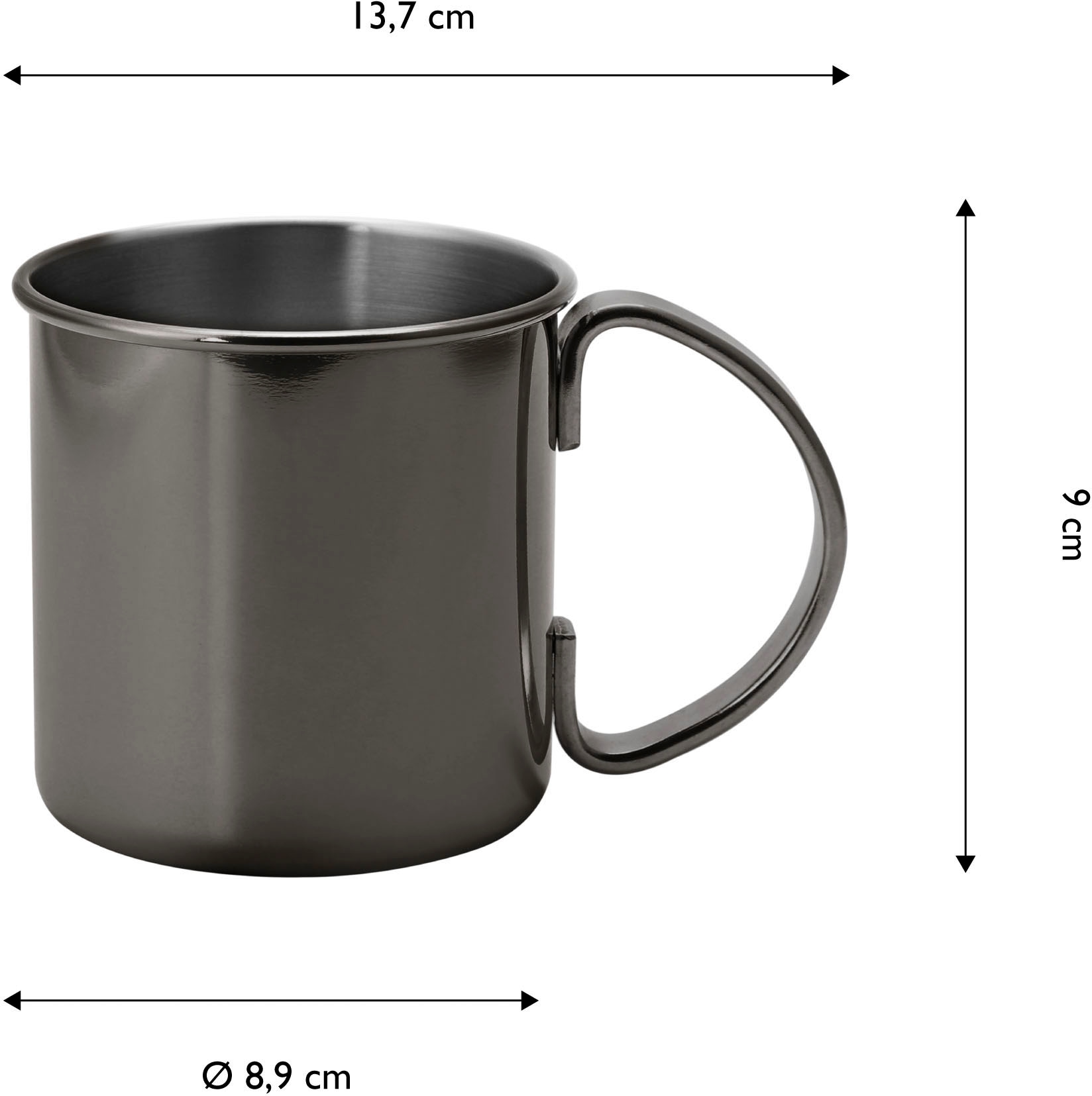 ECHTWERK Gläser-Set, (Set, 2 tlg.), Outdoor Becher, Camping Tassen, Geschenkset, bruchsicher, 480 ml