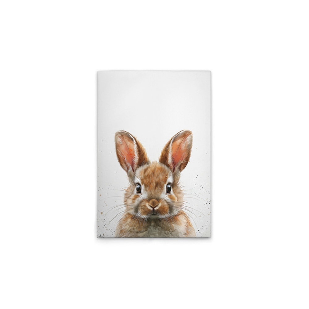 A.S. Création Leinwandbild »Brown Baby Bunny - Wandbild Weiß Braun Keilrahm günstig online kaufen