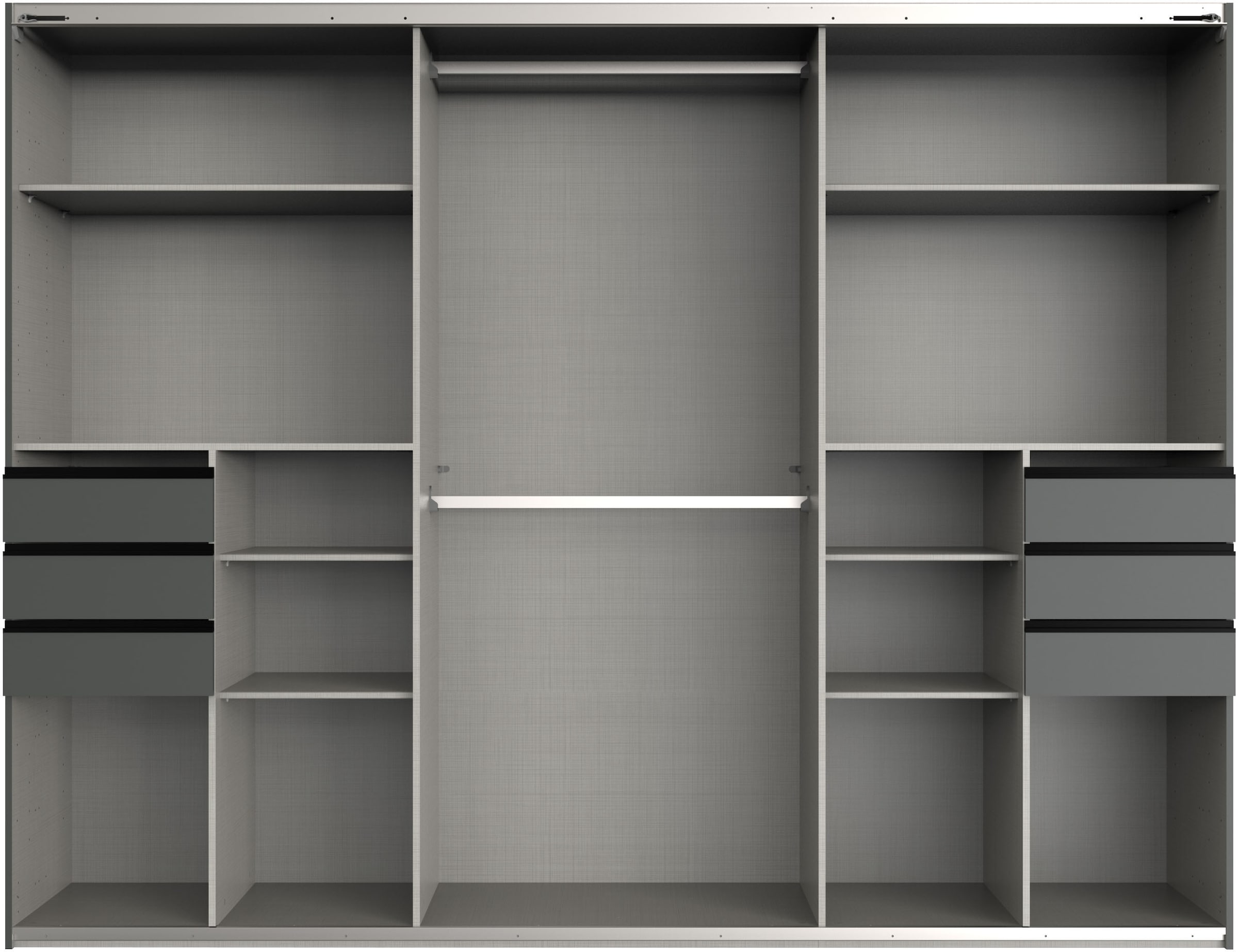 Wimex Schwebetürenschrank »Tilburg«, mit Glaselementen