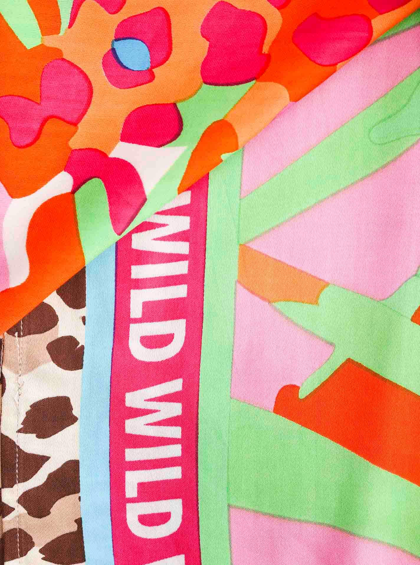 Zwillingsherz Modetuch »"Wild Tropical Leo"«, mit Leoparden und Tasseln