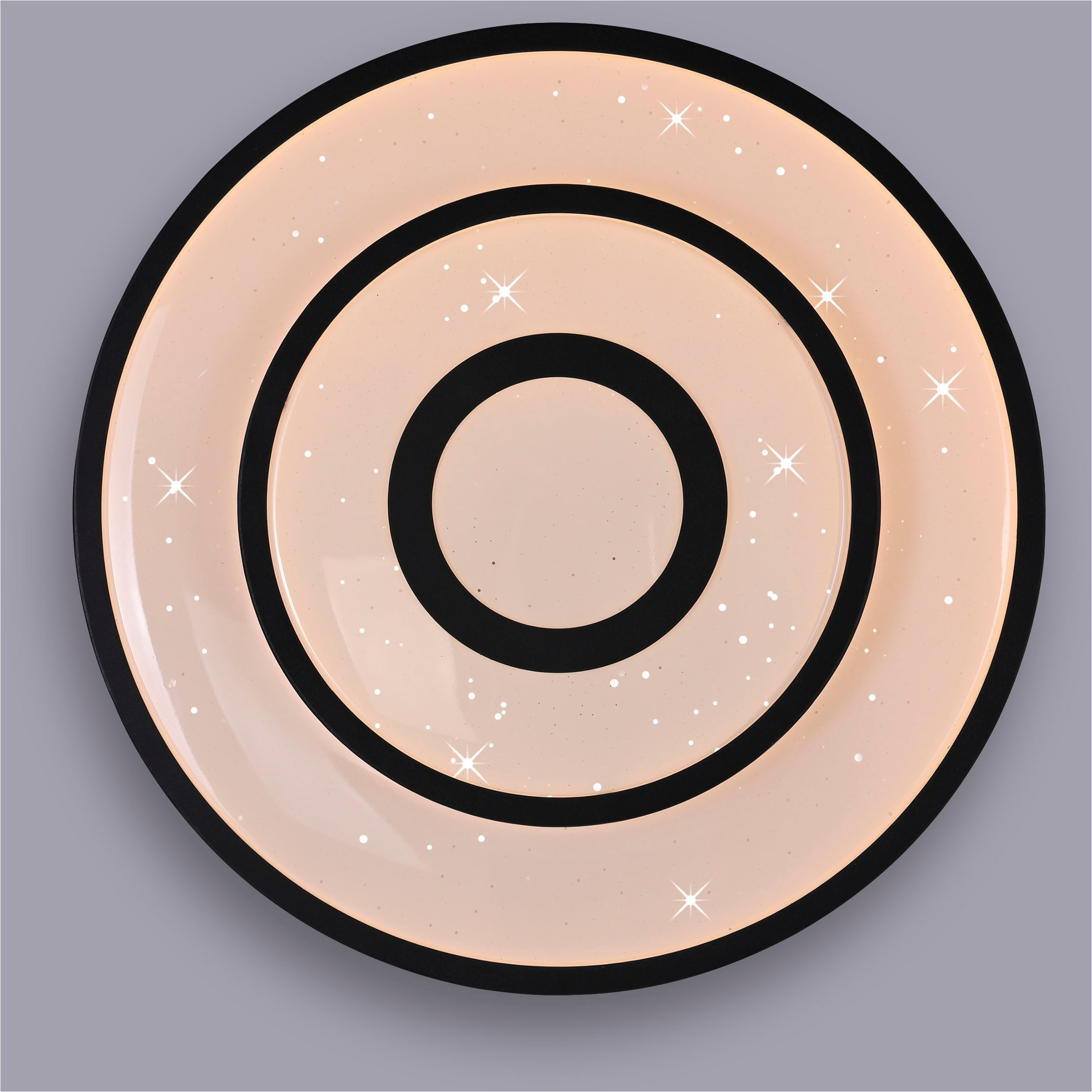 JUST LIGHT LED Deckenleuchte »TURANUS« LED-Board 1 Stk. Warmweiß Starry-Cover