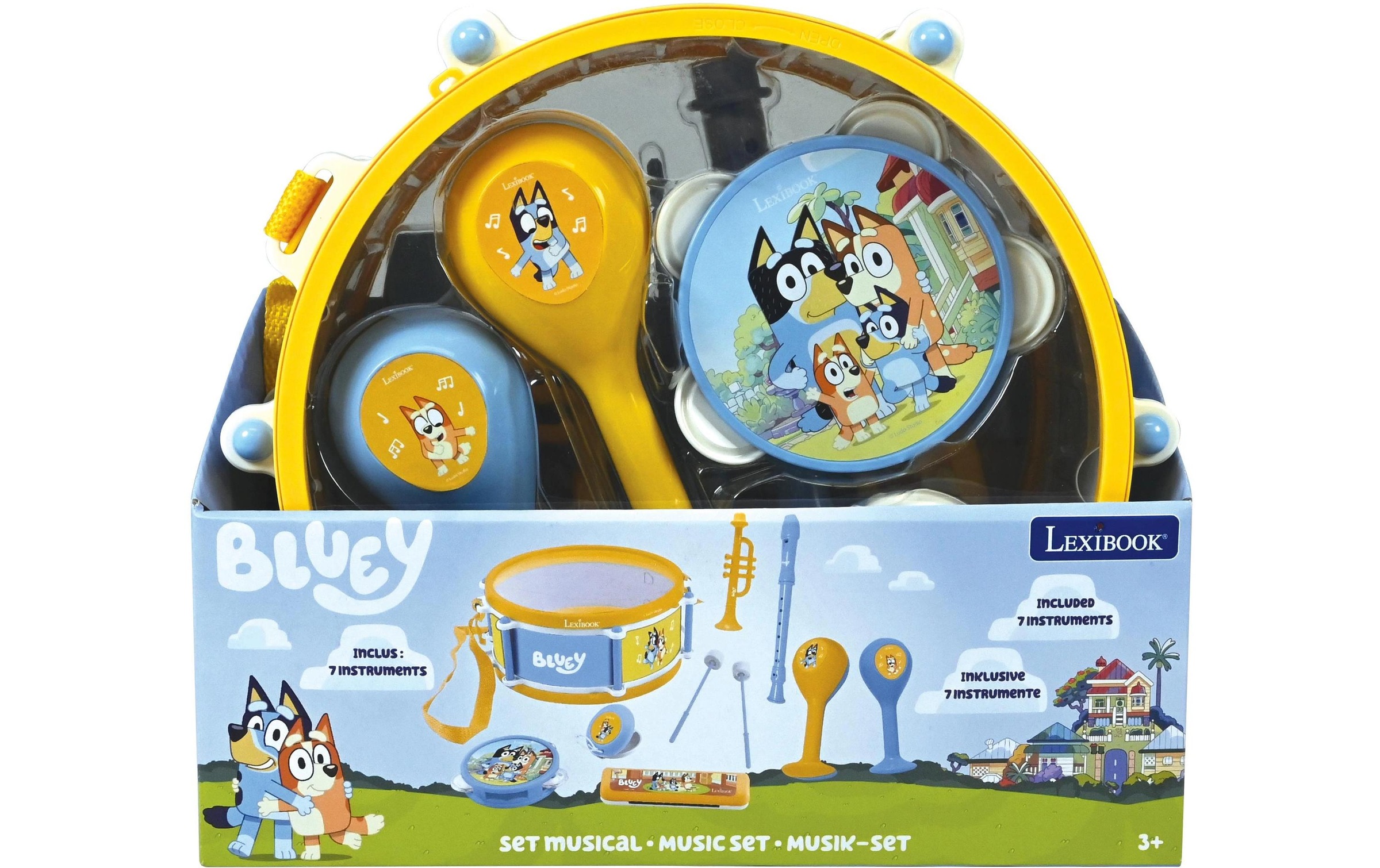 Lexibook® Spielzeug-Musikinstrument »Musikset Bluey 7-teilig«