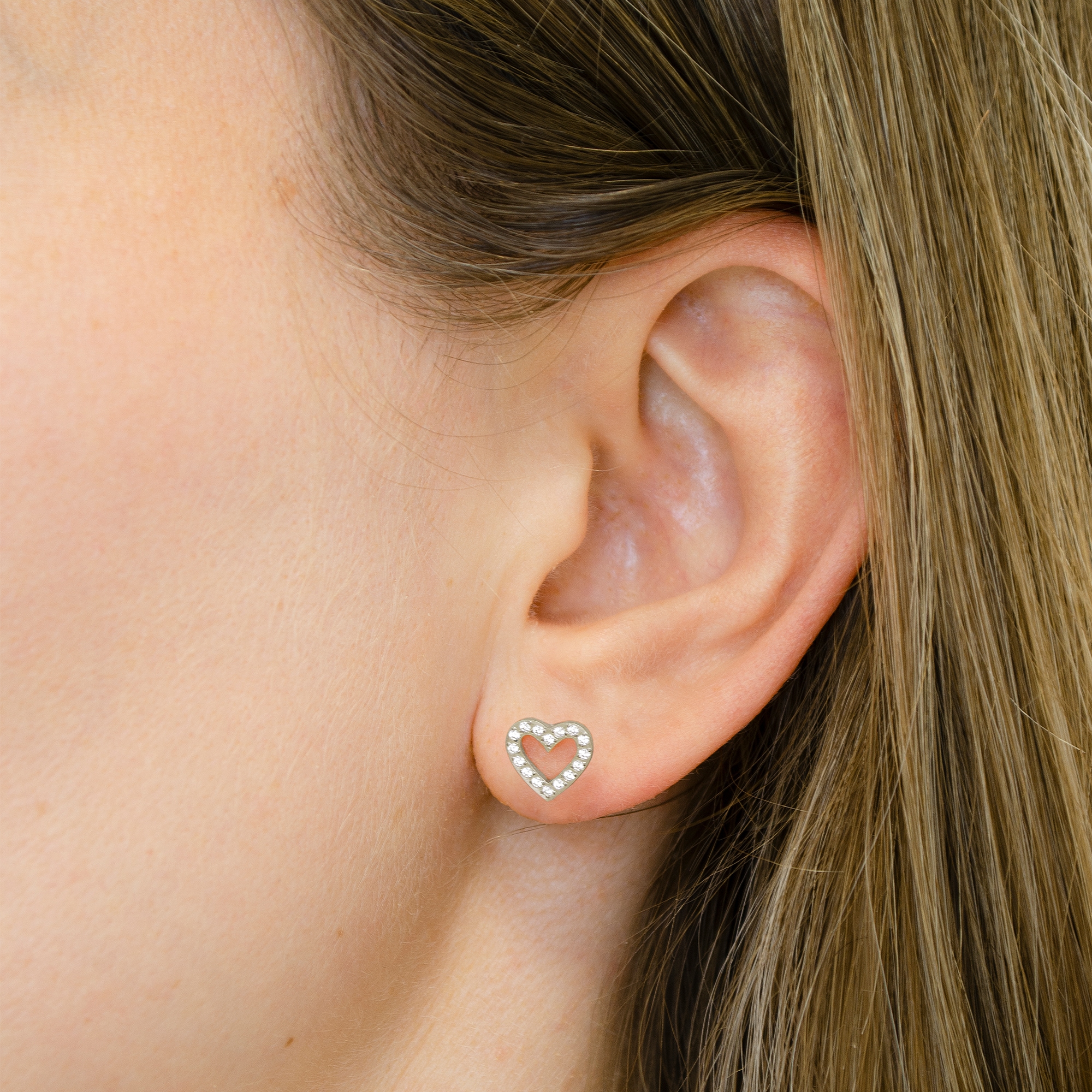 Tamaris Paar Ohrstecker »Sparkling Hearts, Herzen« mit Zirkonia (synth.)