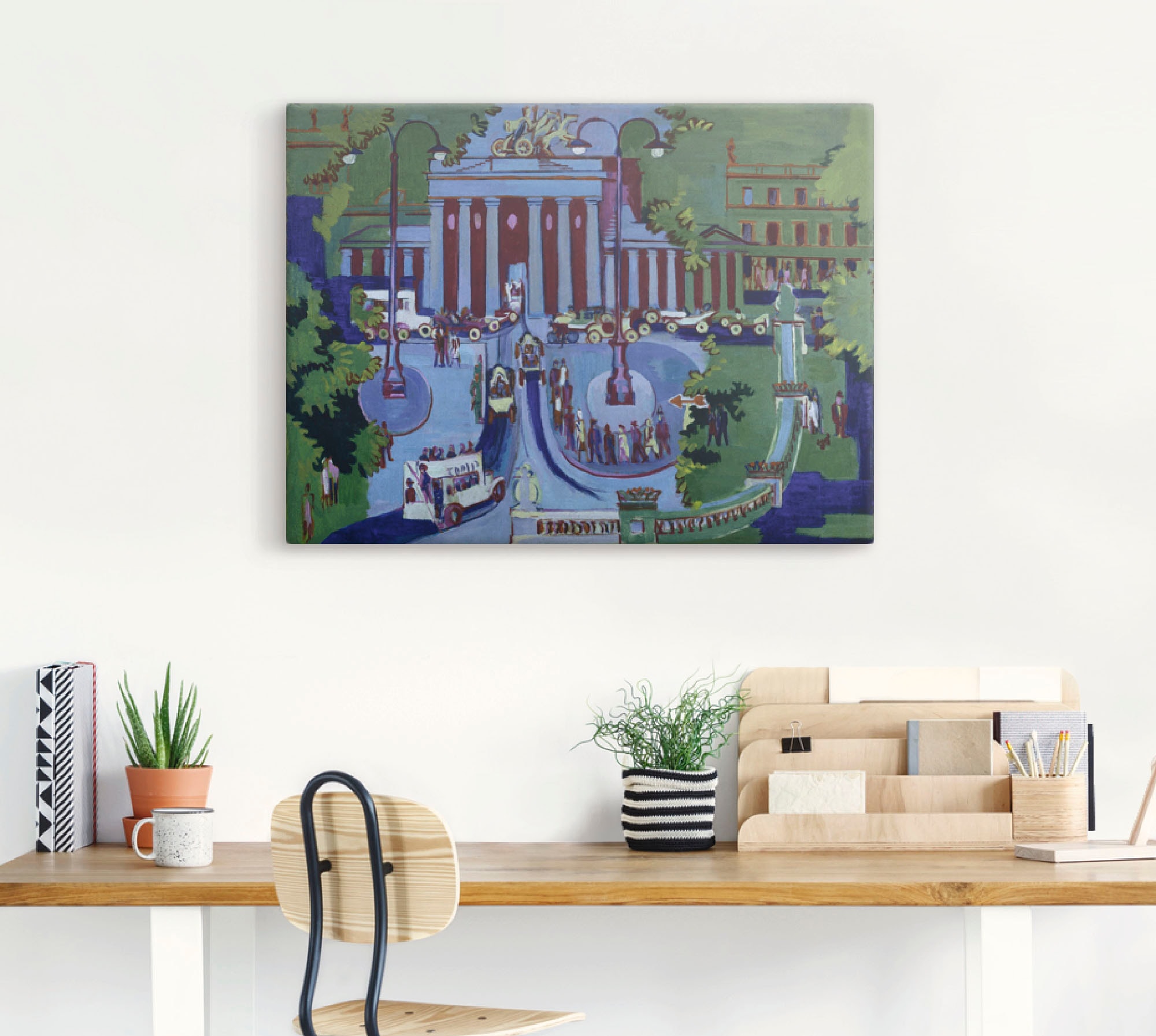 Artland Wandbild »Brandenburger Tor.«, Deutschland, (1 St.), als Leinwandbild, Wandaufkleber oder Poster in versch. Größen