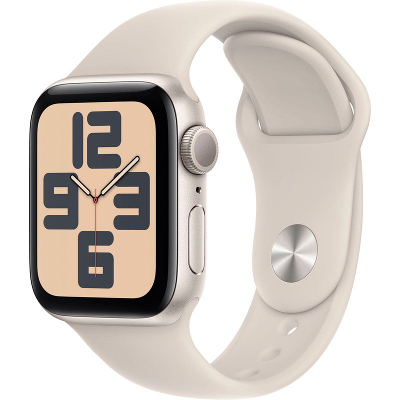 APPLE Smartwatch »Watch SE Aluminium« (4 cm / 1, 57) Watch OS 10;Siri;EKG;Herzfrequenz Polarstern iPhone erforderlich zur Inbetriebnahme und Nutzung