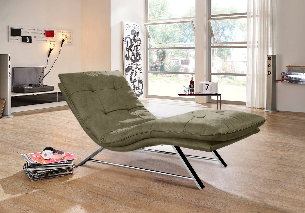 W.SCHILLIG Relaxliege »daily dreams« in Waffelkissen-Optik, wahlweise mit M günstig online kaufen