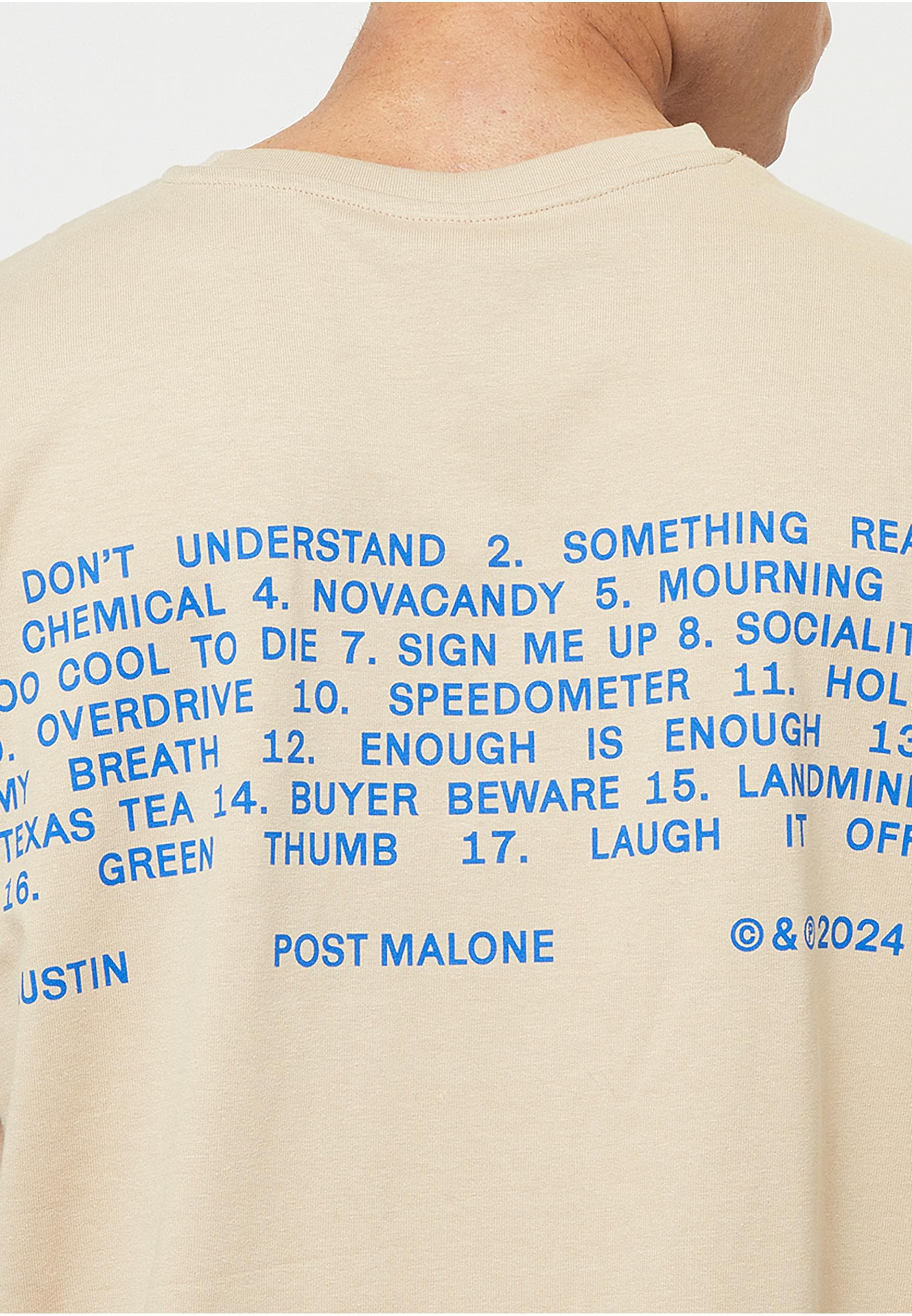 MisterTee T-Shirt »MisterTee Post Malone Tracklist Oversize Tee« 1 Stk.