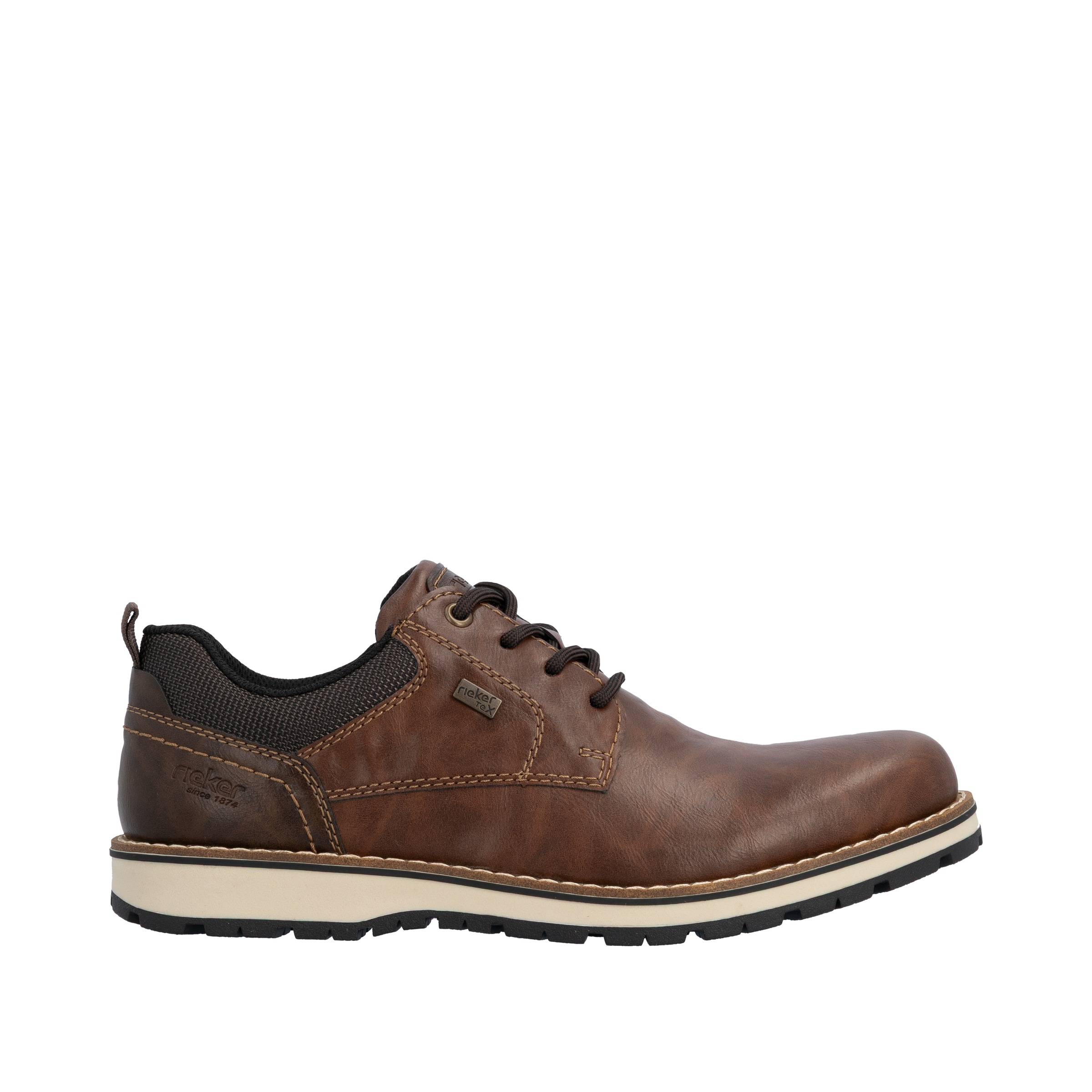 Rieker Schnürschuh, Business Schnürer, Halbschuh, Casual Sneaker mit Innenreißverschluss
