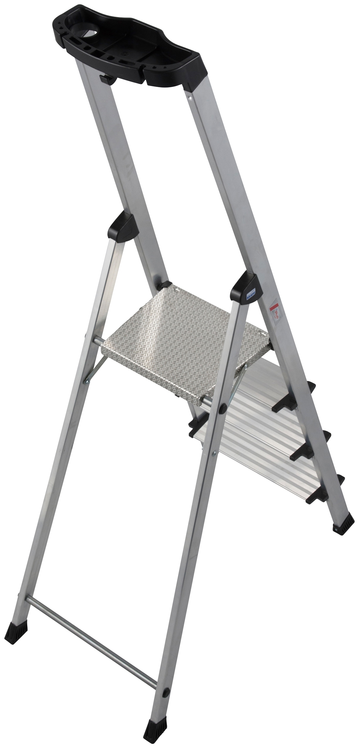 KRAUSE Stehleiter »Safety Plusline«, Aluminium, 4 Stufen, Arbeitshöhe ca. 285 cm