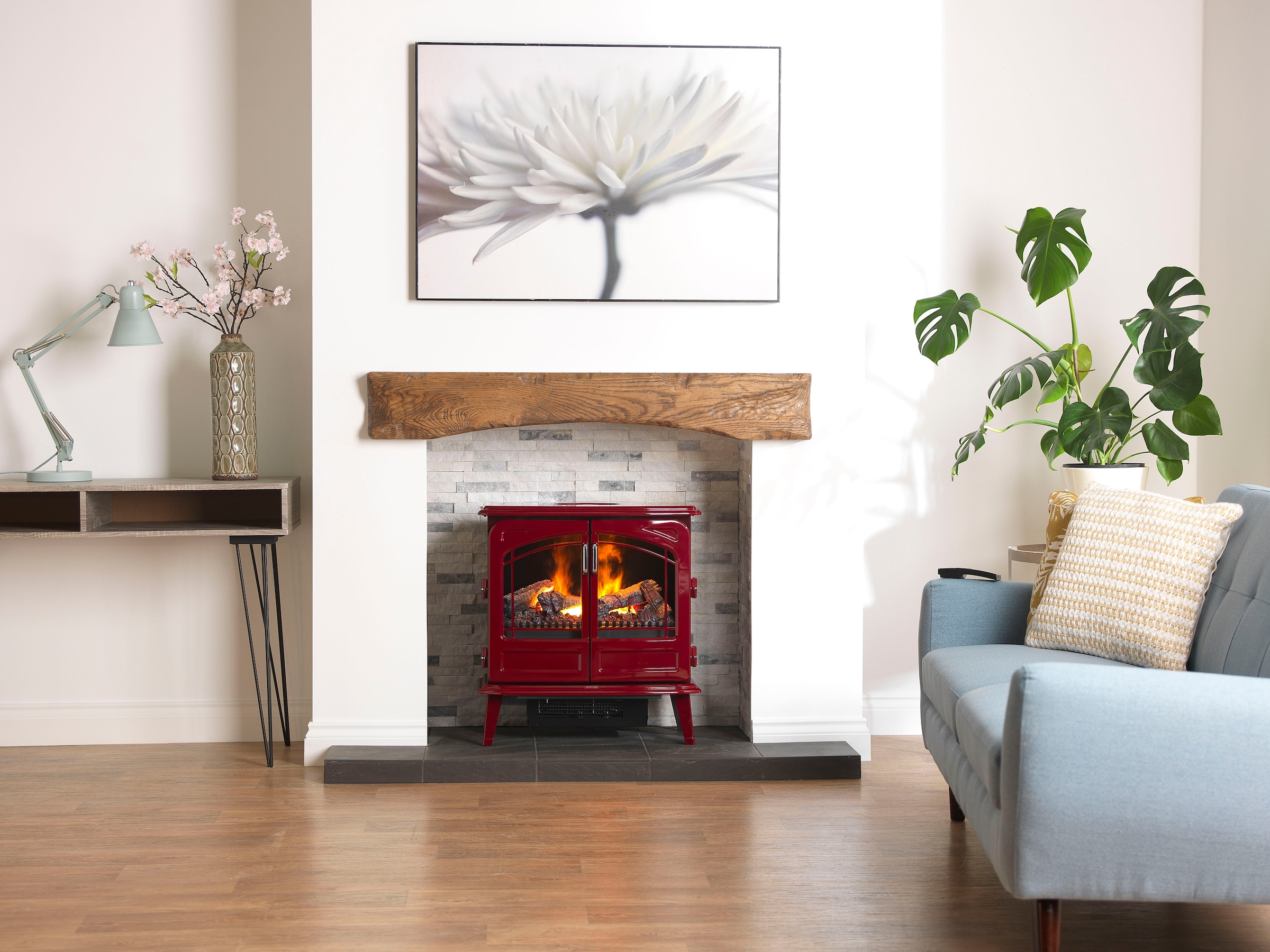 Dimplex Elektrokamin »Grand Rouge«, einfach an eine Standardsteckdose anschließen für sofortige Atmosphäre