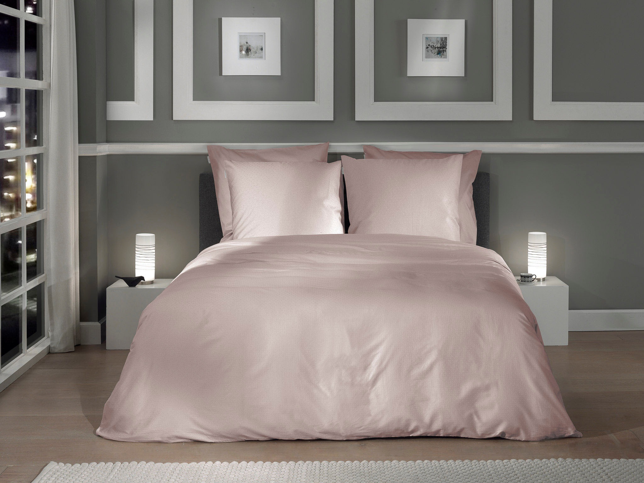 Heckett & Lane Bettwäsche »Punto« 2 Stk. tlg. gepunktet, 100% Baumwolle ab günstig online kaufen