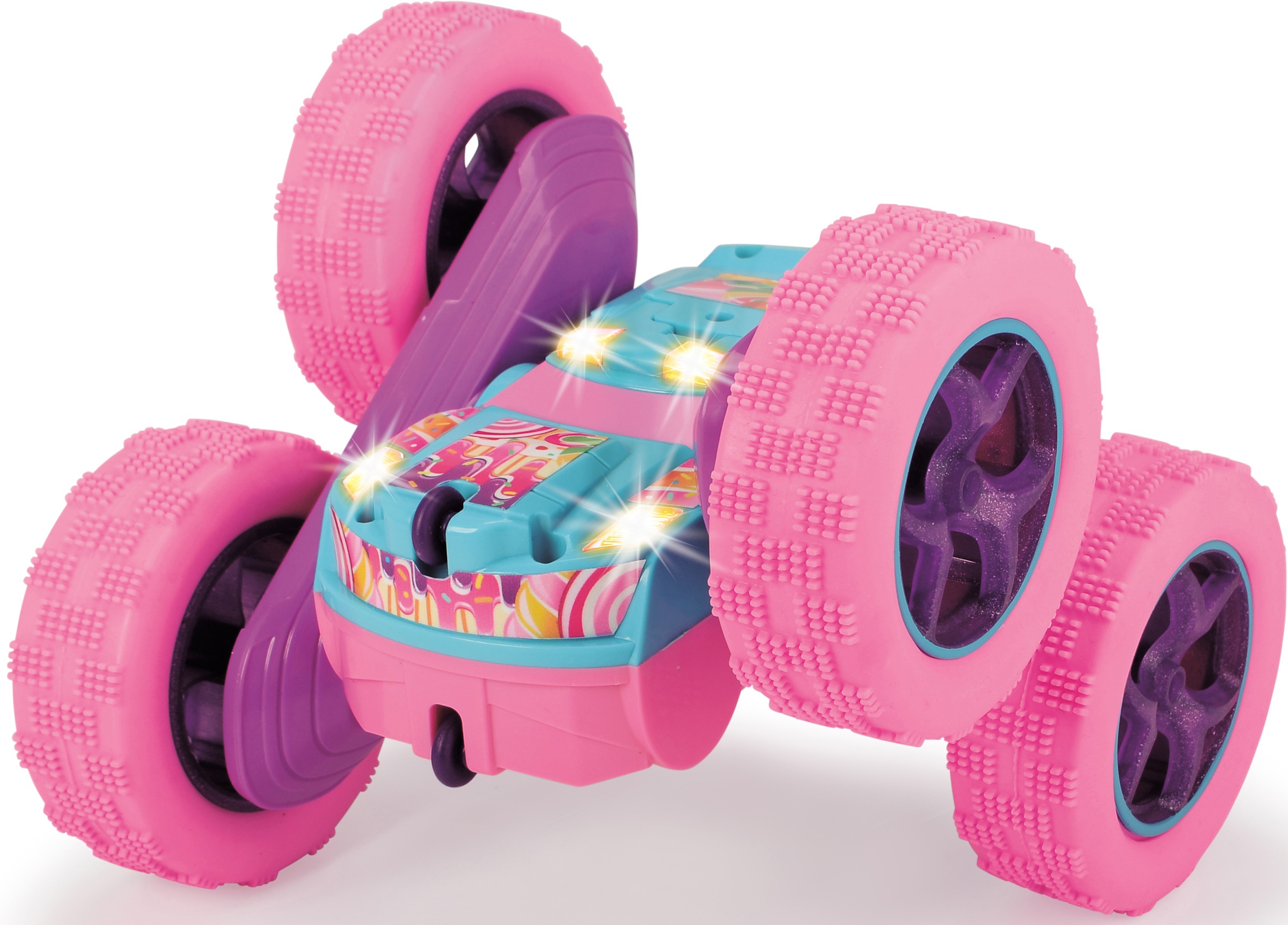 Dickie Toys RC-Monstertruck »Pink Flippy; 2,4 GHz«, mit Licht, Rotations- und Flip-Funktion