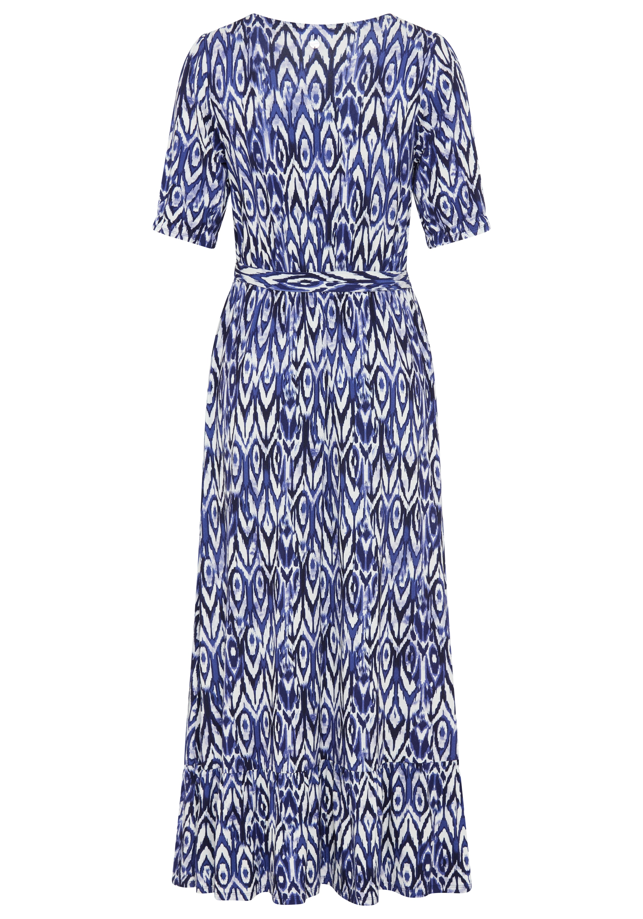 Tamaris Jerseykleid mit verspielten Ärmeln, figurumspielende Passform