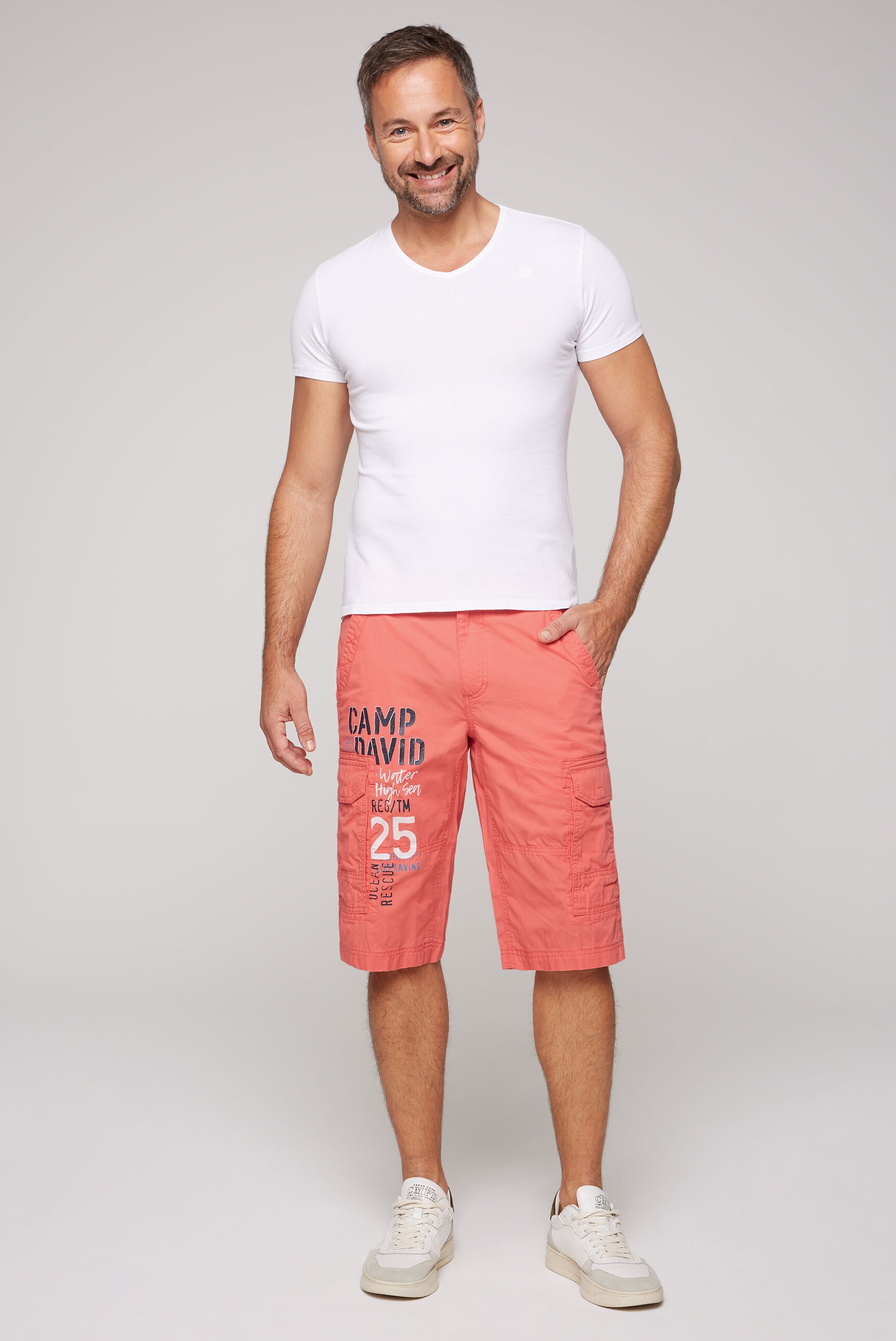 3. Bild von CAMP DAVID Shorts, aus Baumwolle