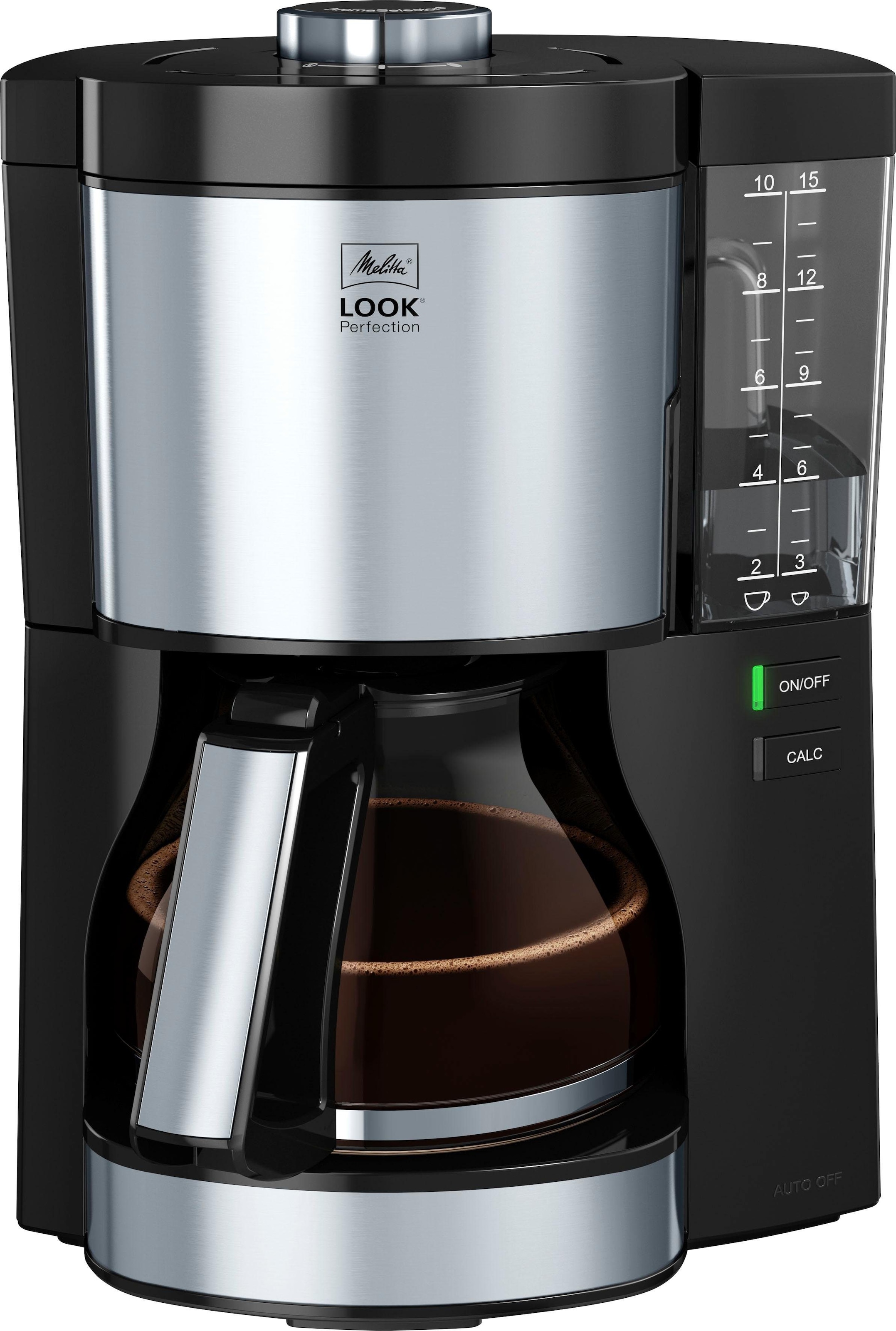 Melitta Filterkaffeemaschine »Look® Perfection 1025-06«, 1,25 l Kaffeekanne, Papierfilter, 1x4