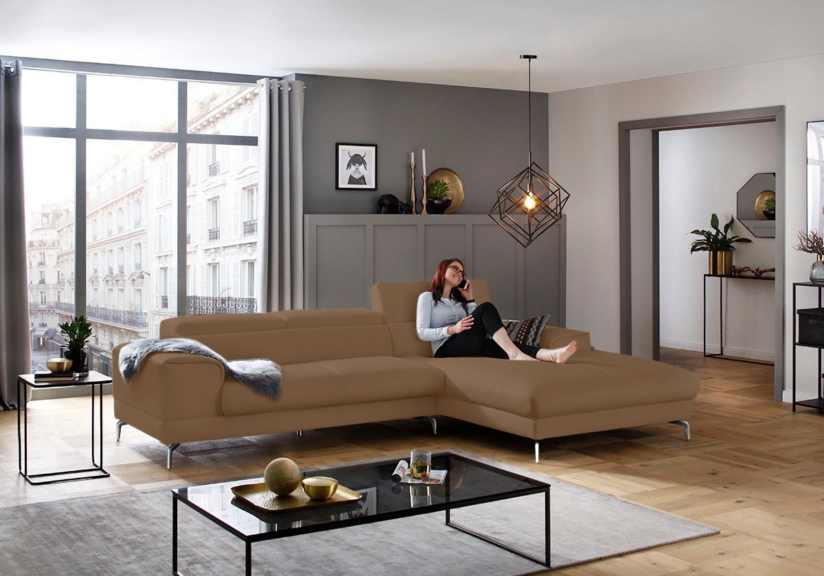 W.SCHILLIG Ecksofa »piedroo, Designsofa mit tollem Sitzkomfort, bequem und günstig online kaufen