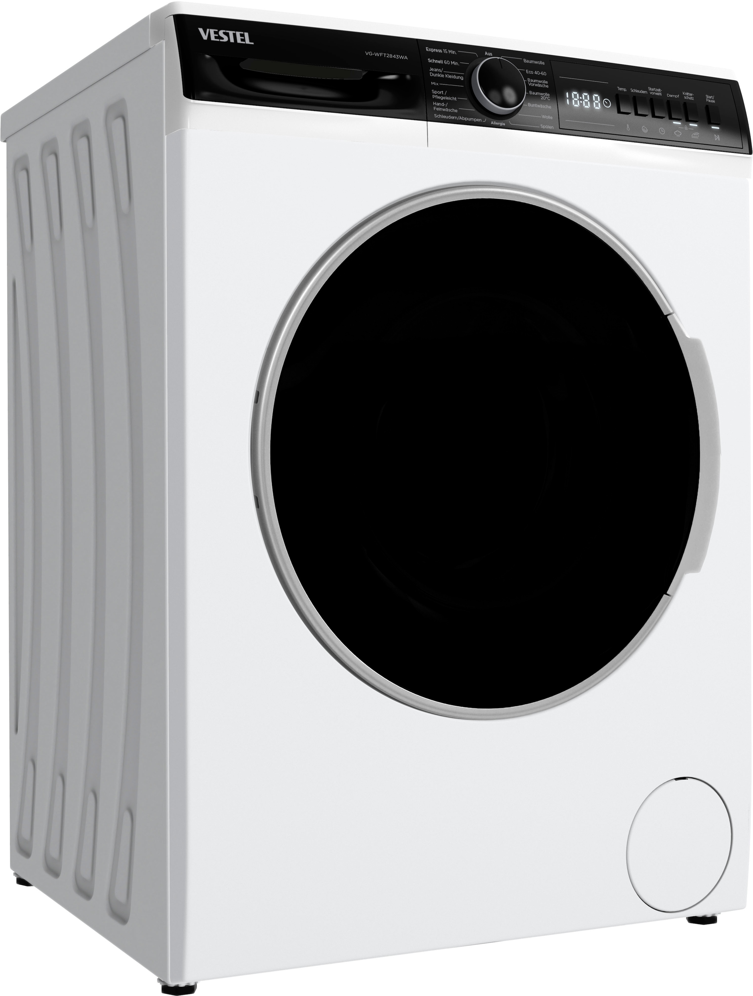 VESTEL Waschmaschine »VG-WFT2843WA«, 8 kg, 1400 U/min günstig online kaufen