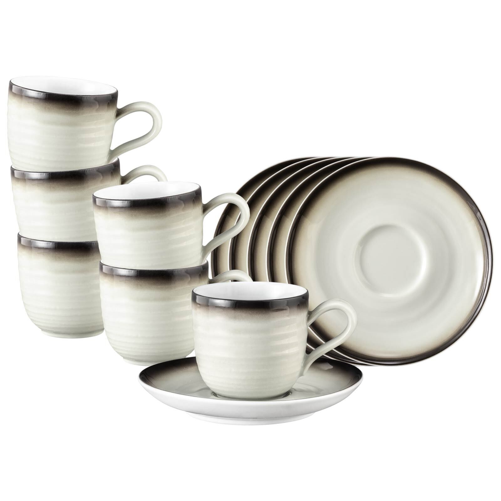 Seltmann Weiden Tasse »Espressotassen mit Untertassen Terra 0,09 l 6er Set« günstig online kaufen