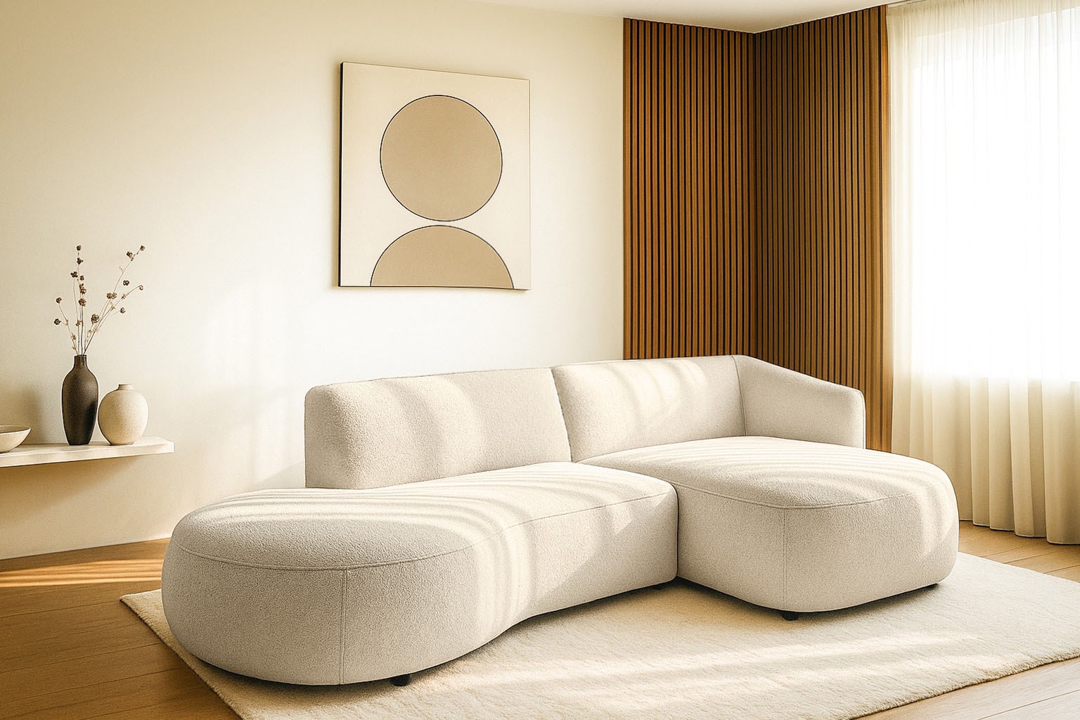 andas Ecksofa »Ostrup« schlichtes modernes Design, in verschiedenen Farben günstig online kaufen