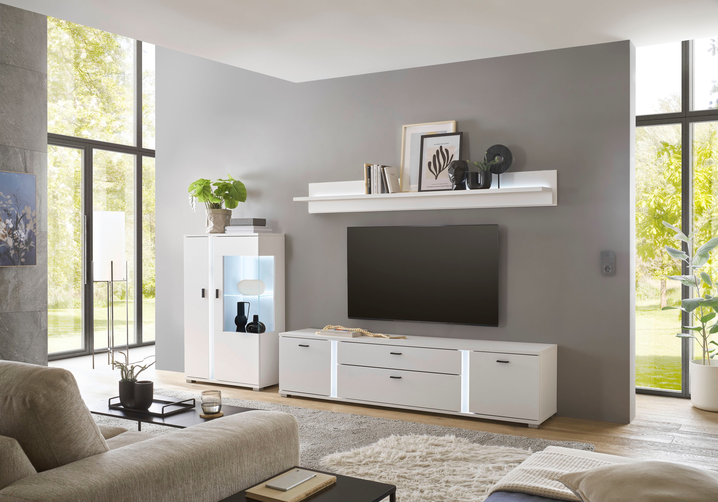 INOSIGN Wohnwand »LONG ISLAND« Set, 3 Stk. tlg.