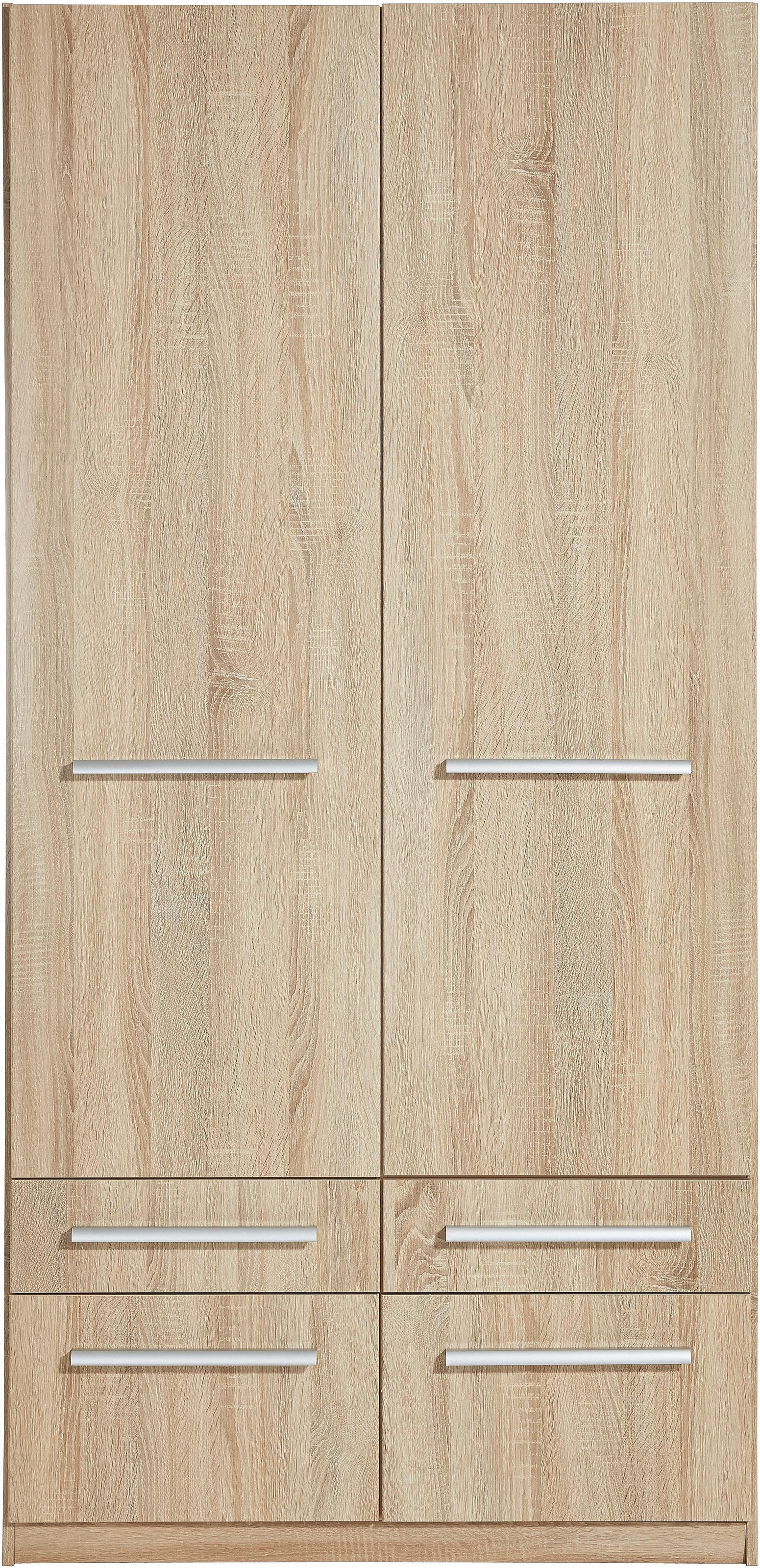 priess Kleiderschrank »Schrank Garderobe Wäscheschrank Barcelona in 5 Breiten«, viel Stauraum, geräumige Schubkästen, mit Spiegel, MADE IN GERMANY