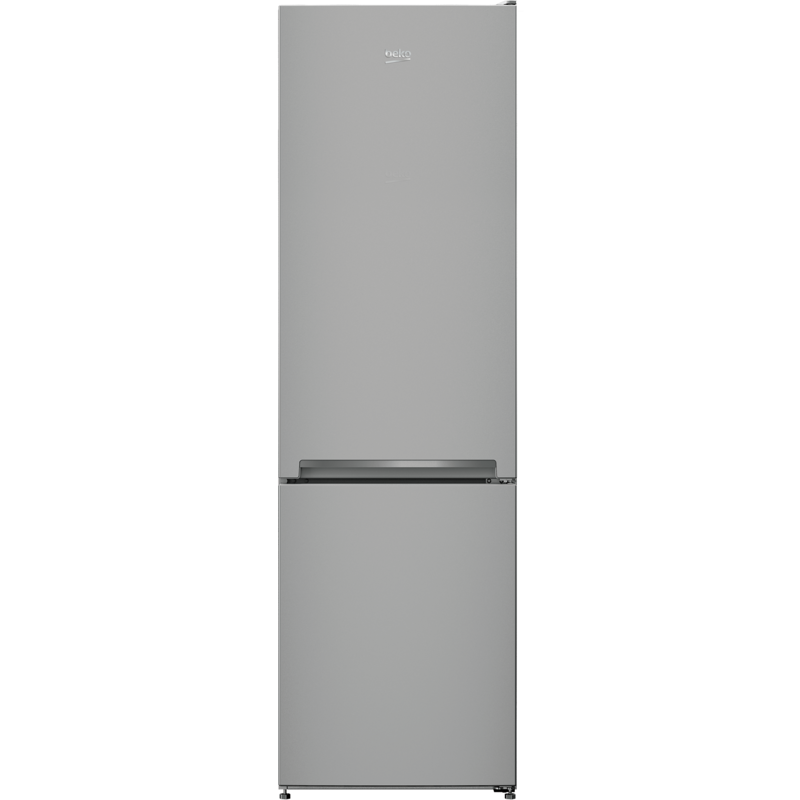 BEKO Kühl-/Gefrierkombination »RCSA300K40SN« 181, 3 cm hoch 54 cm breit Silber Flaschenregal