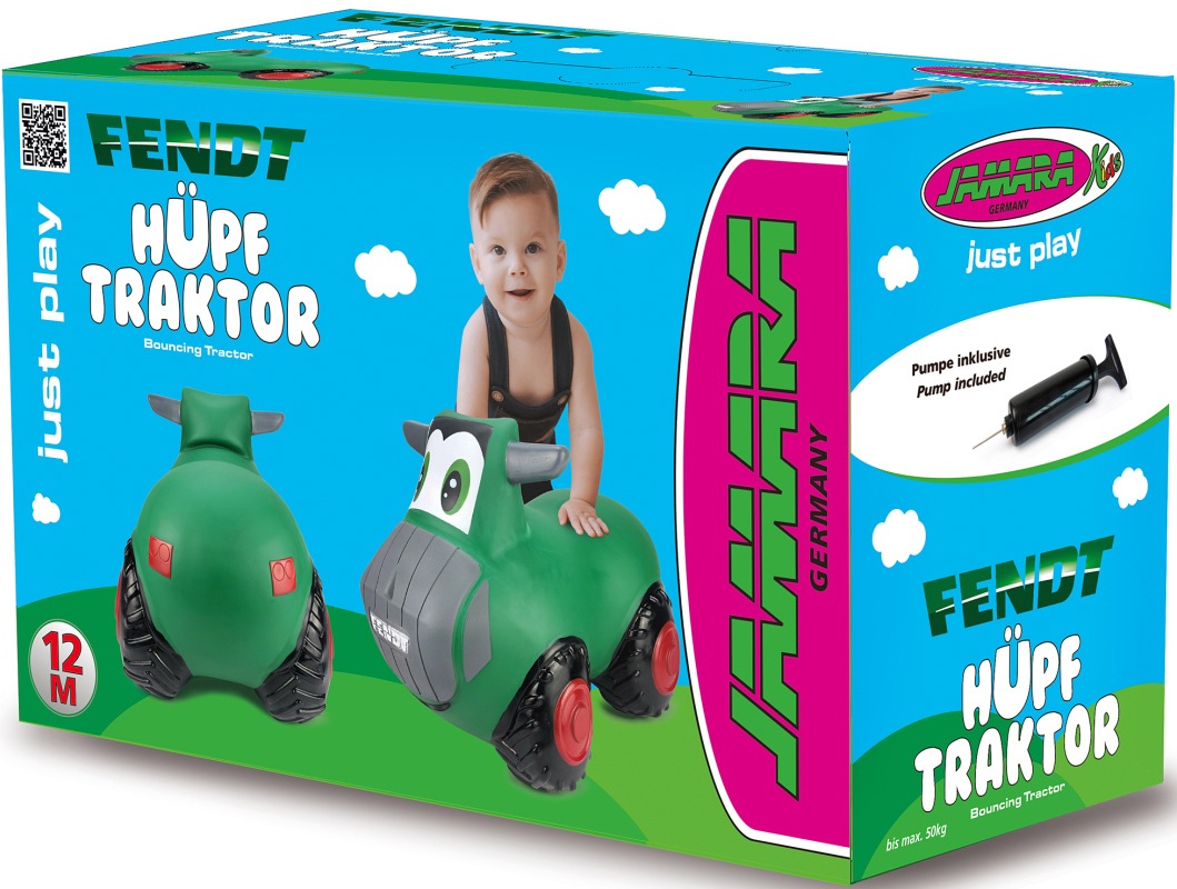 Jamara Hüpftier »Fendt Hüpftraktor«, inkl. Luftpumpe