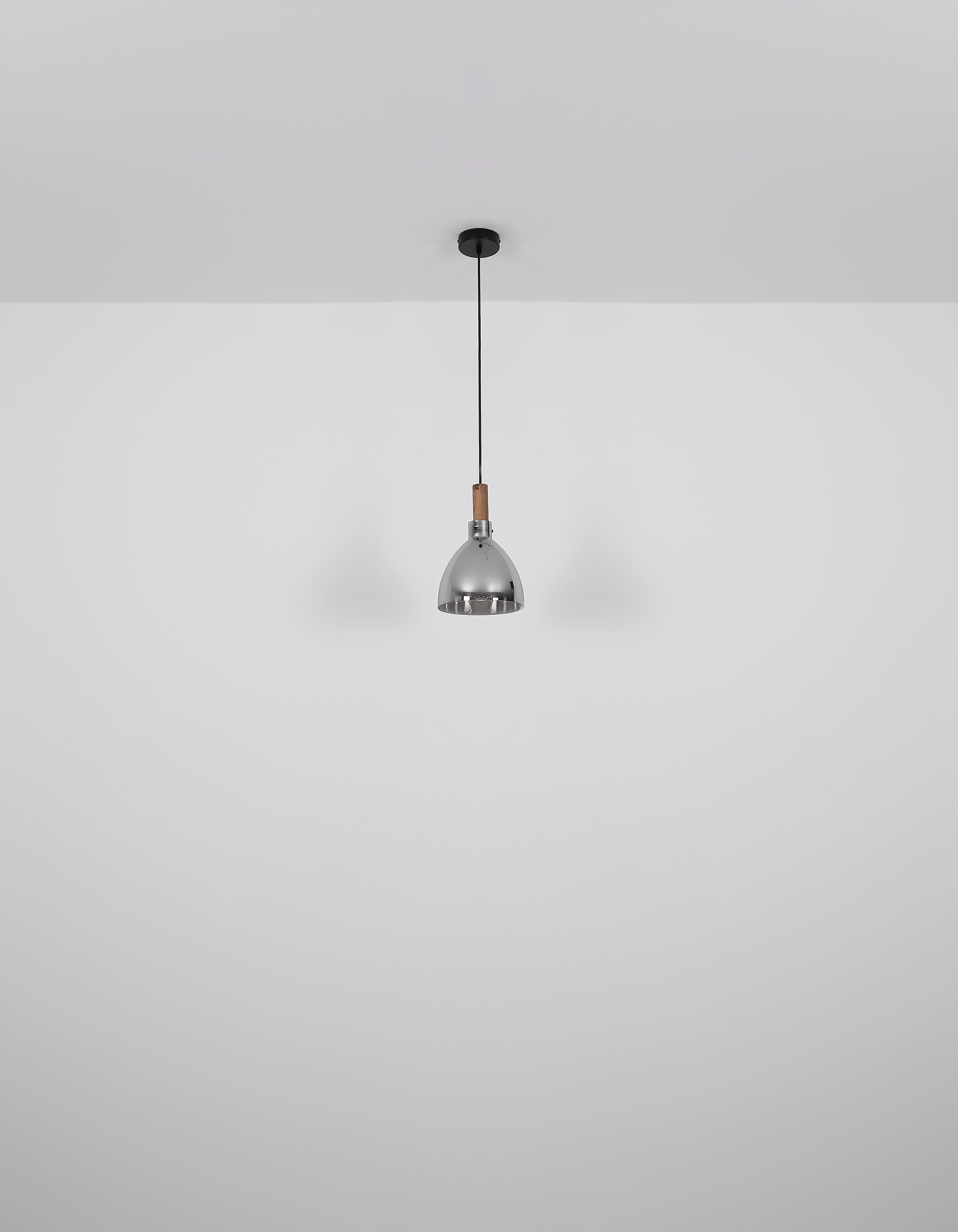 GLOBO LIGHTING Hängeleuchte »MATTEA«, Leuchtmittel E27 | ohne Leuchtmittel, Hänelampe/Pendelleuchte/Glas rauchfarben/Wohnzimmer/Esszimmer