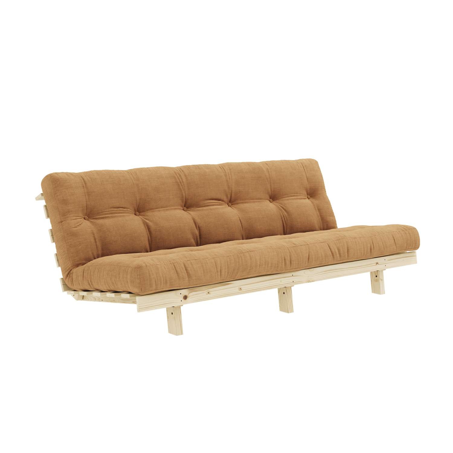 Karup Design Schlafsofa »Lean 200 Schlafsofa, Gästebett, Sofa mit Futonmatratze«, (2 St.), Inkl. Futonmatratze, Liegefläche 130x200 cm, FSC® zertifizierte Kiefer