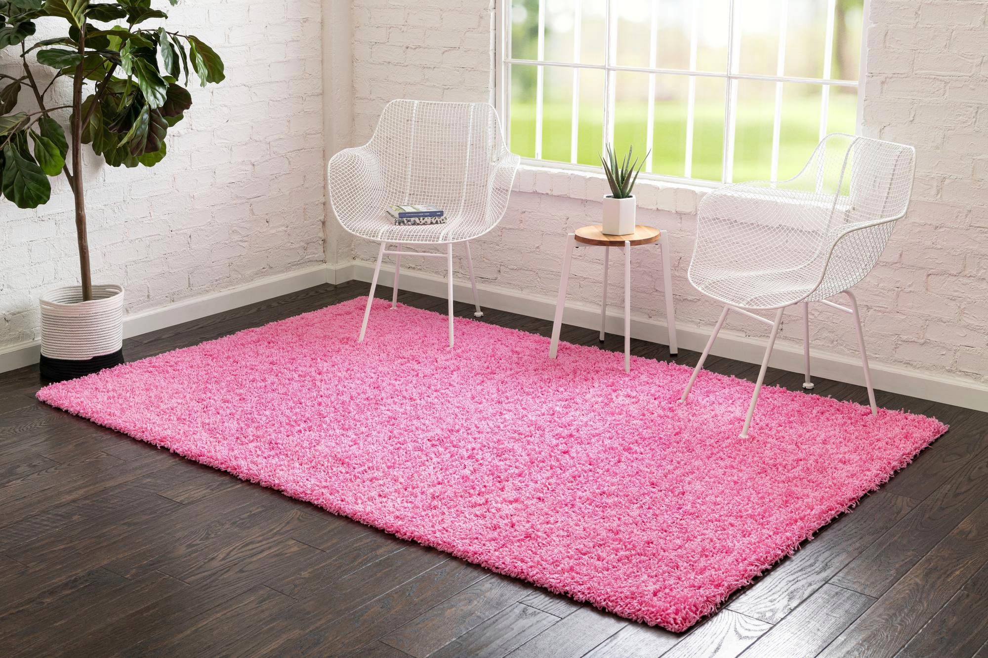 Myflair Möbel & Accessoires Hochflor-Teppich »Shaggy Shag Lagerräumung«, rechteckig, 38 mm Höhe, gewebt, Uni Farben, ideal im Wohnzimmer & Schlafzimmer
