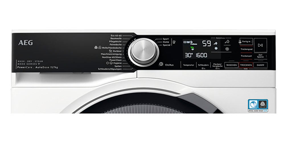 AEG Waschtrockner »LWR8D80610«, 8000, Auto Dose - automatische Waschmitteldosierung