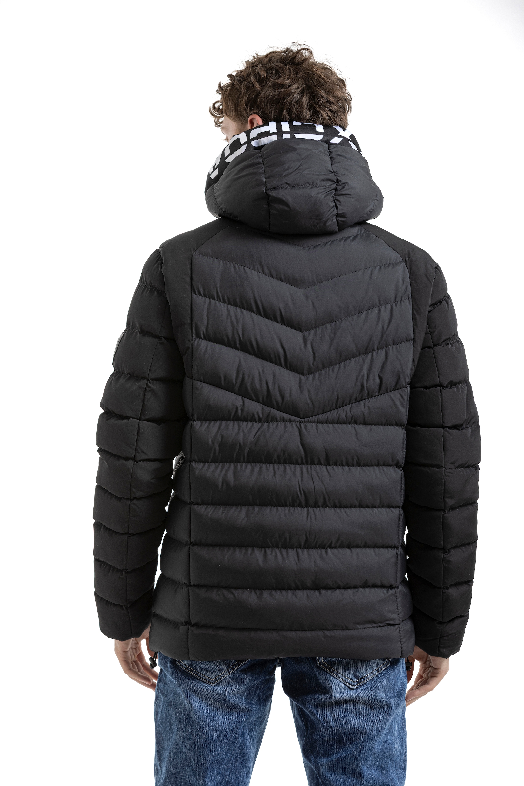 Cipo & Baxx Steppjacke mit Kapuze