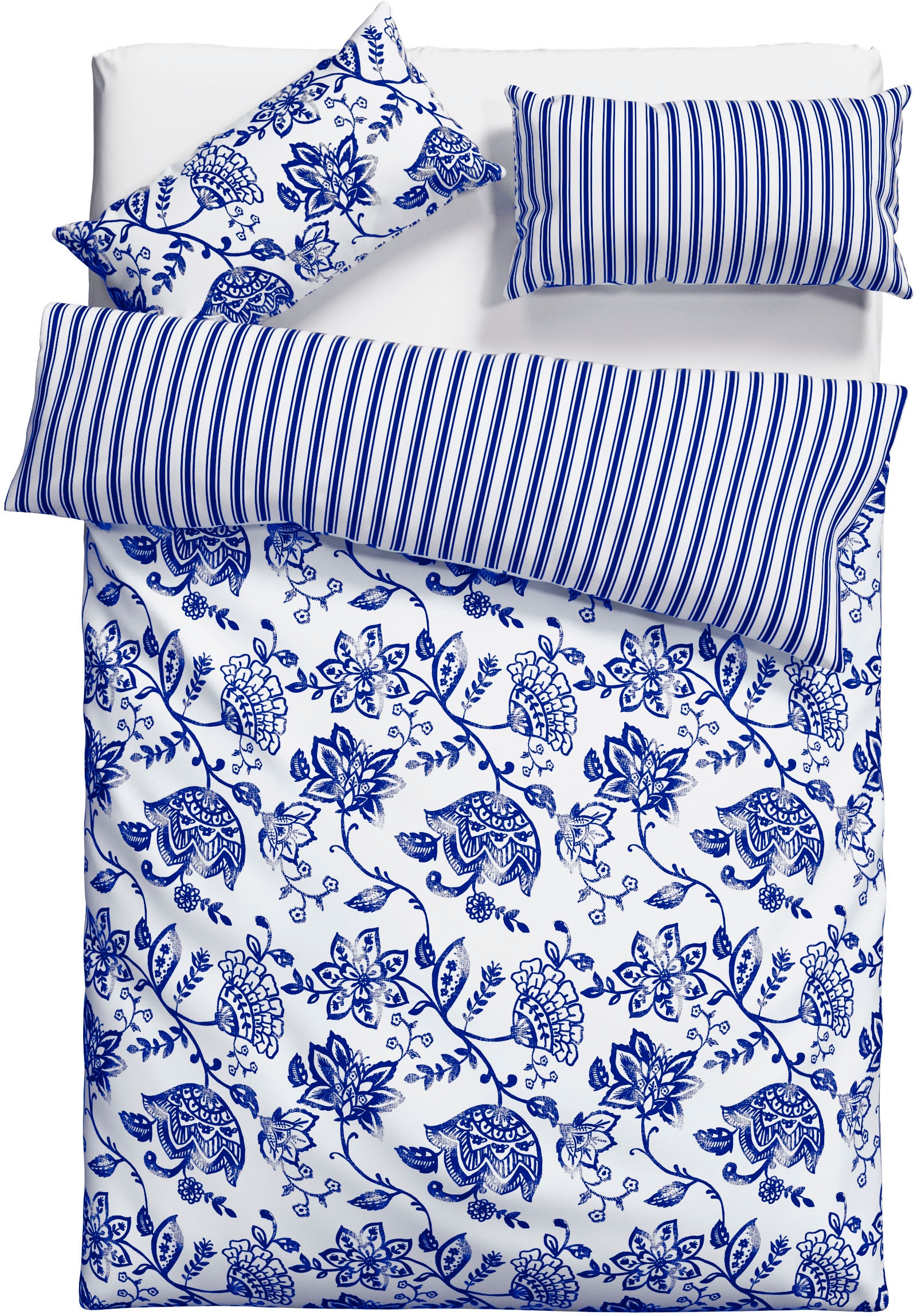 andas Bettwäsche »Nordby« 2 Stk. tlg. Bettwäsche aus Baumwolle, skandinavisches Design, ab Größe 135x200 cm