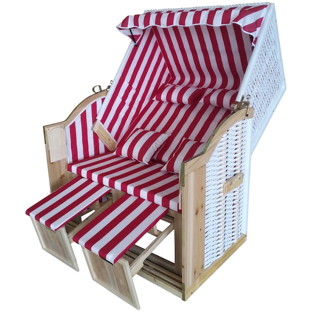 KONIFERA Strandkorb »Föhr«, 2-Sitzer, inkl. Klapptisch online kaufen | Strandkorb-Schutzhüllen