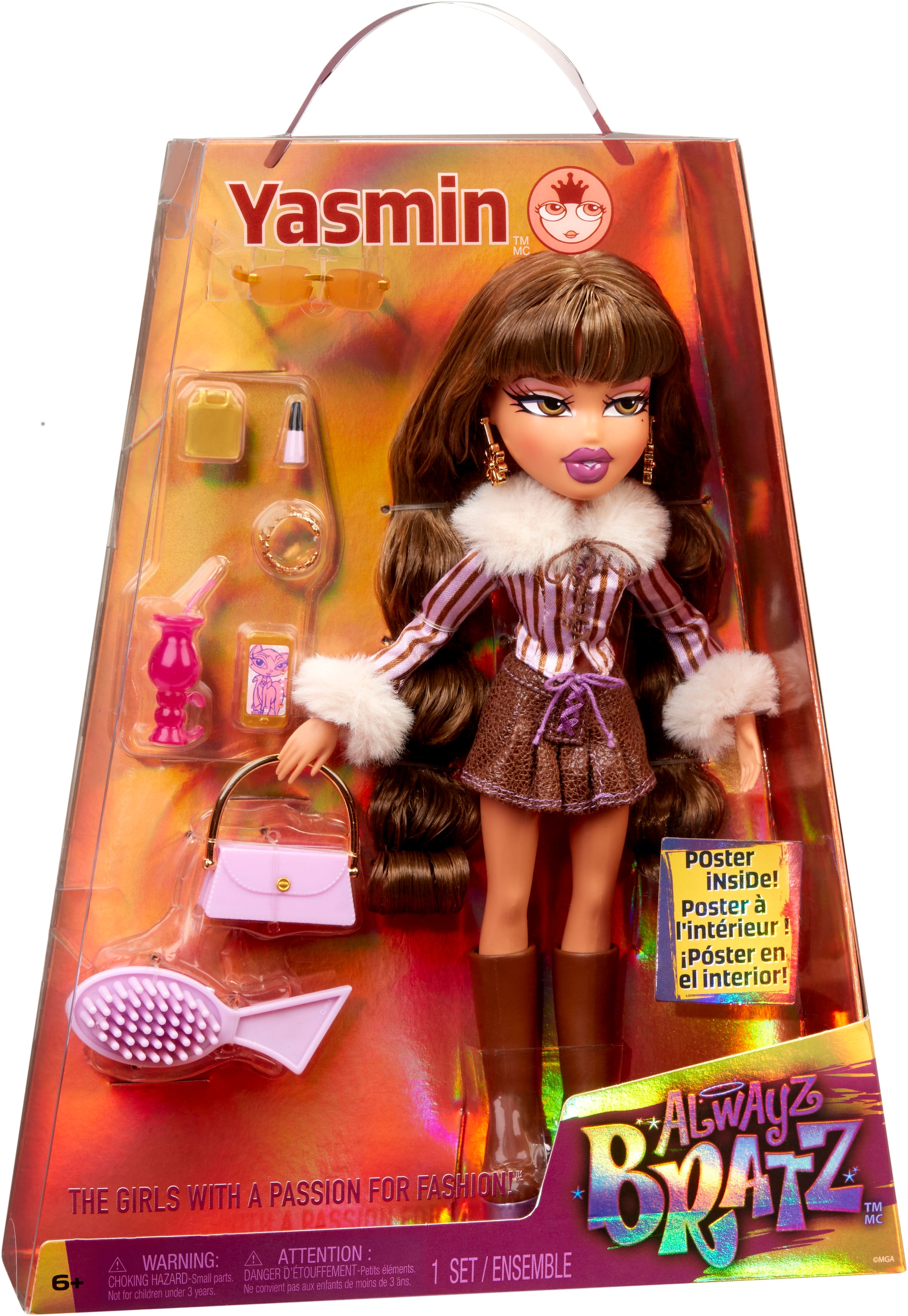 Anziehpuppe »Bratz, Alwayz Bratz Doll - Yasmin«, inklusive Poster
