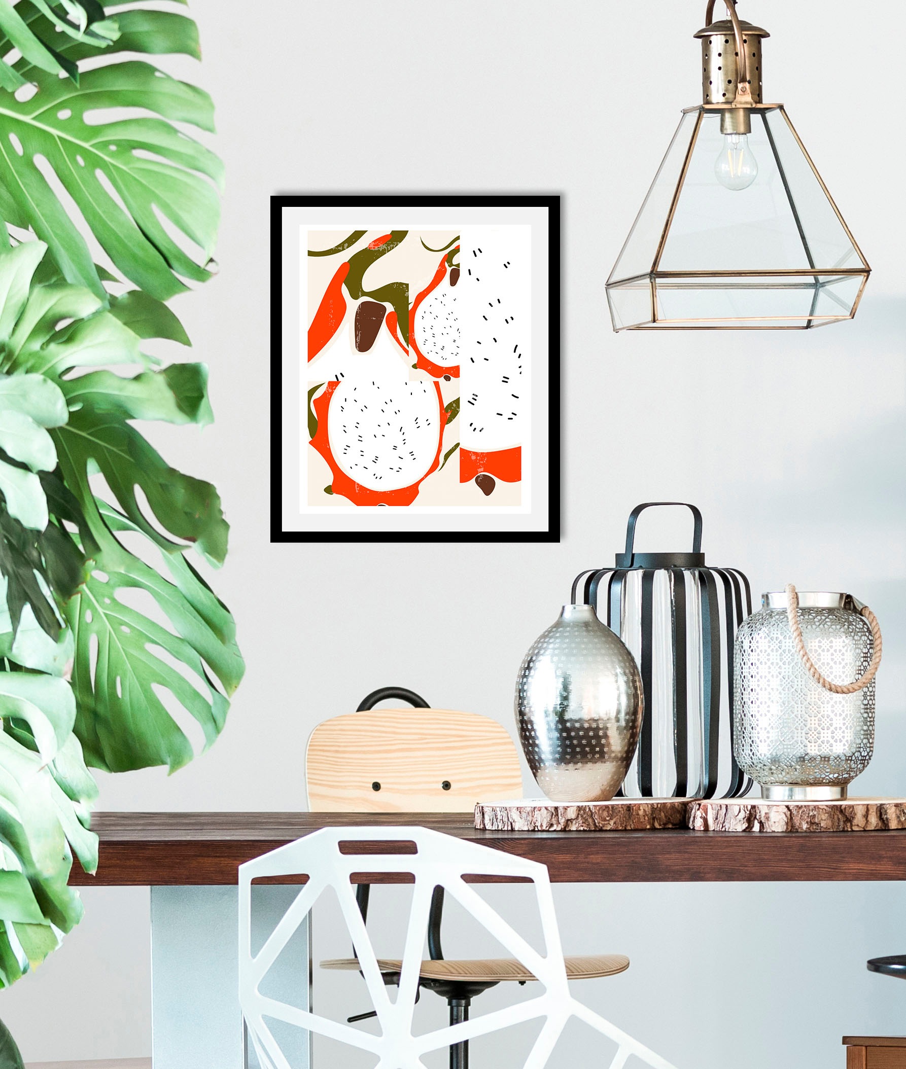 queence Bild »Frodo«, Obst-Obst Bilder-Essen-Lebensmittel-Kunst-Abstrakt, ( günstig online kaufen