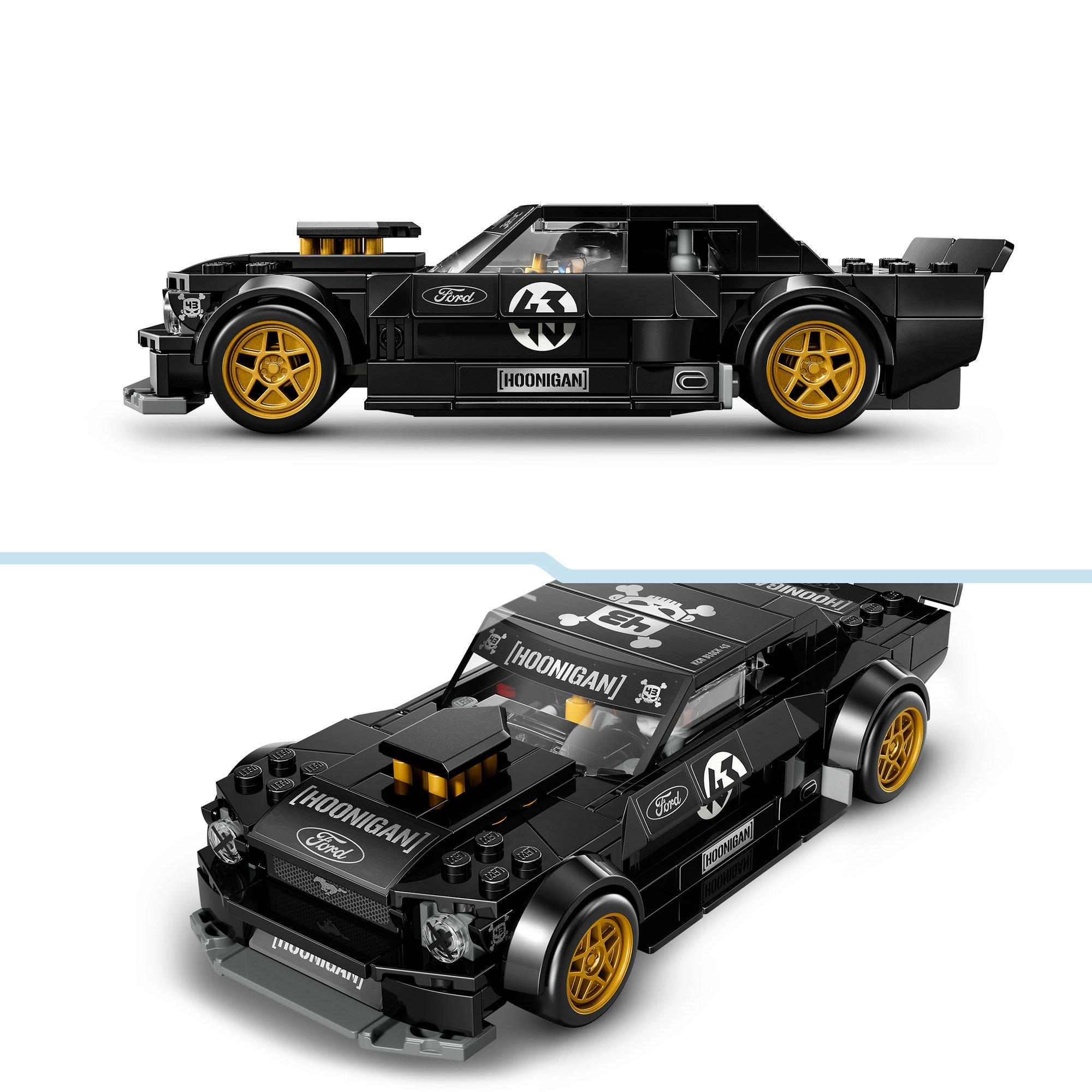 LEGO® Konstruktionsspielsteine »Ken Blocks 1965 Ford Mustang Hoonicorn V1 (77262)« LEGO Speed Champions; Made in Europe