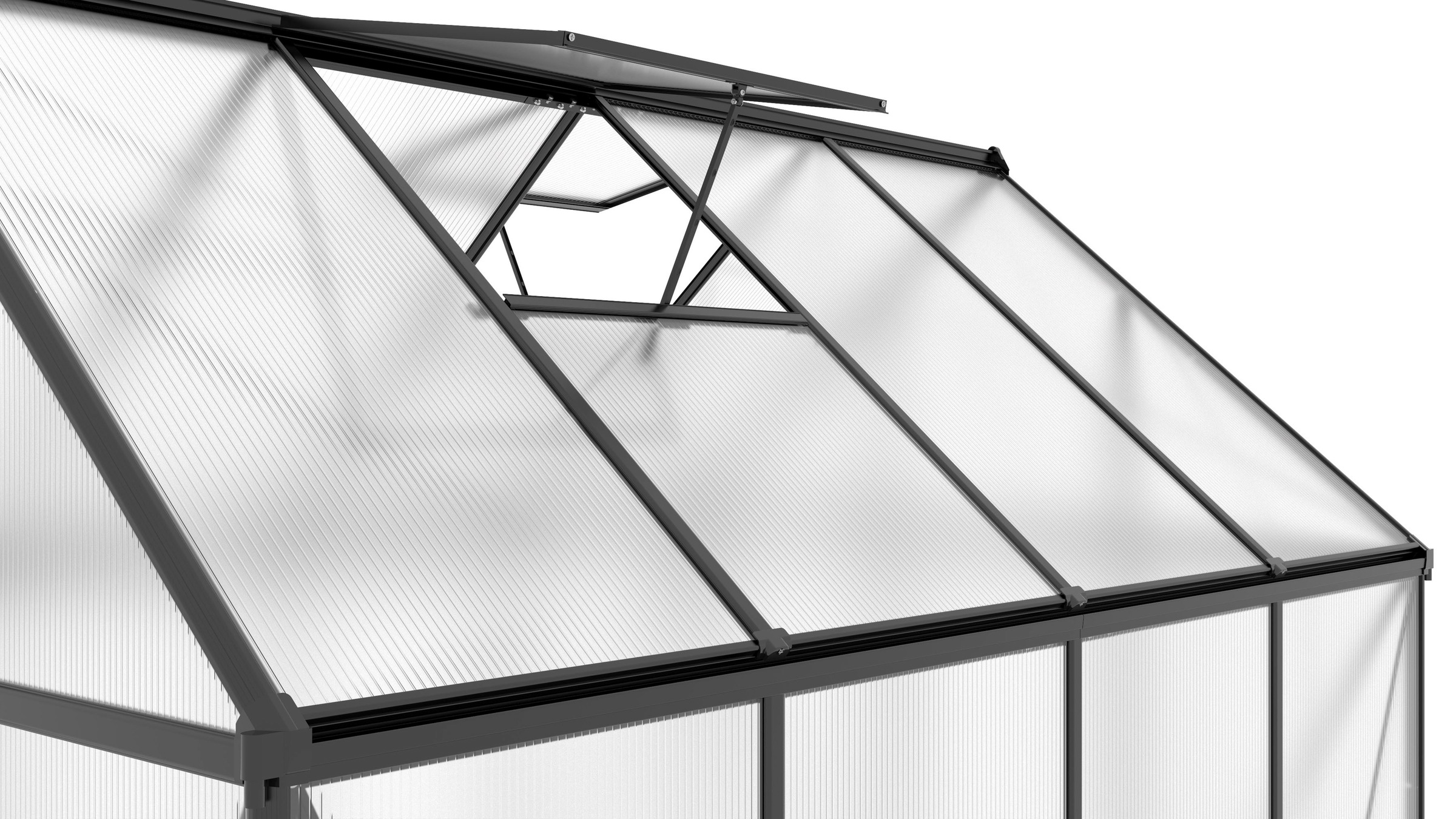 KONIFERA Gewächshaus mit Fundamentrahmen